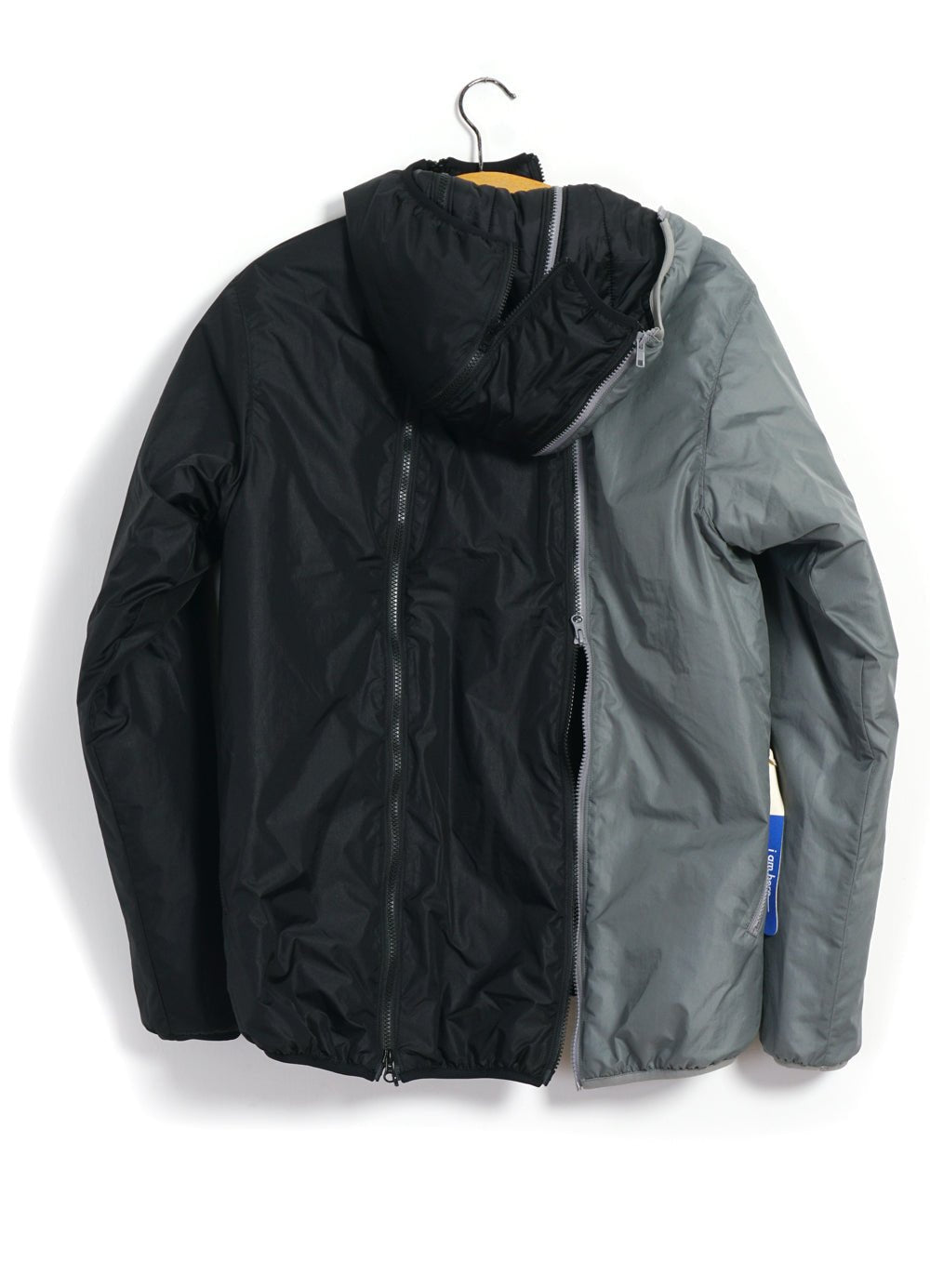 MOUNTAIN RESEARCH - 4 ZIPS PARKA | Black/Grey - HANSEN Garments