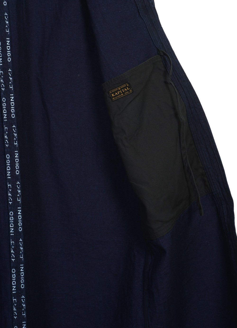 8oz SELVEDGE DENIM | KAKASHI COAT | Indigo | € 525 -Kapital- HANSEN Garments