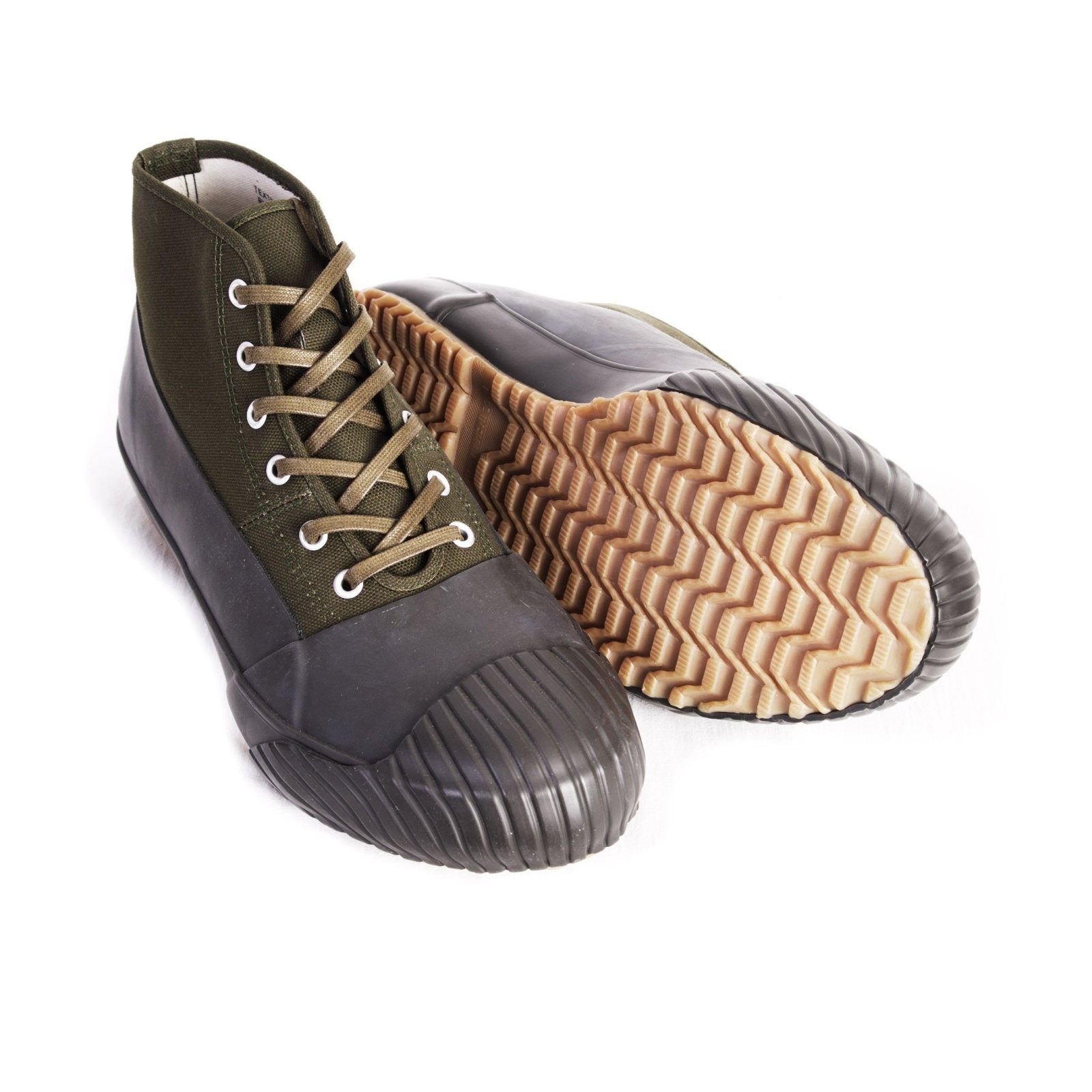 ALLWEATHER | Vulcanised Sole Sneaker Boot | Khaki | €250 -Moon Star- HANSEN Garments