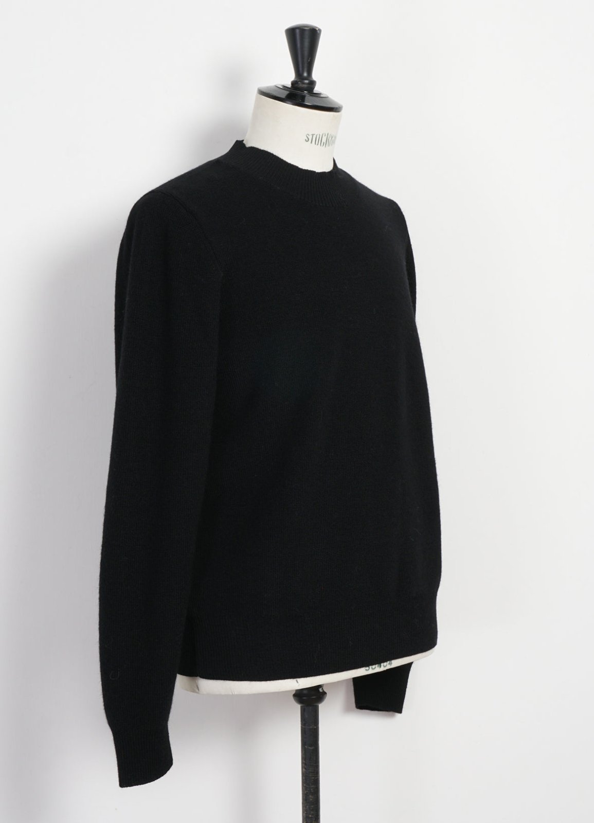 HANSEN GARMENTS - ANDRE | Knitted Crew Neck Sweater | Black - HANSEN Garments