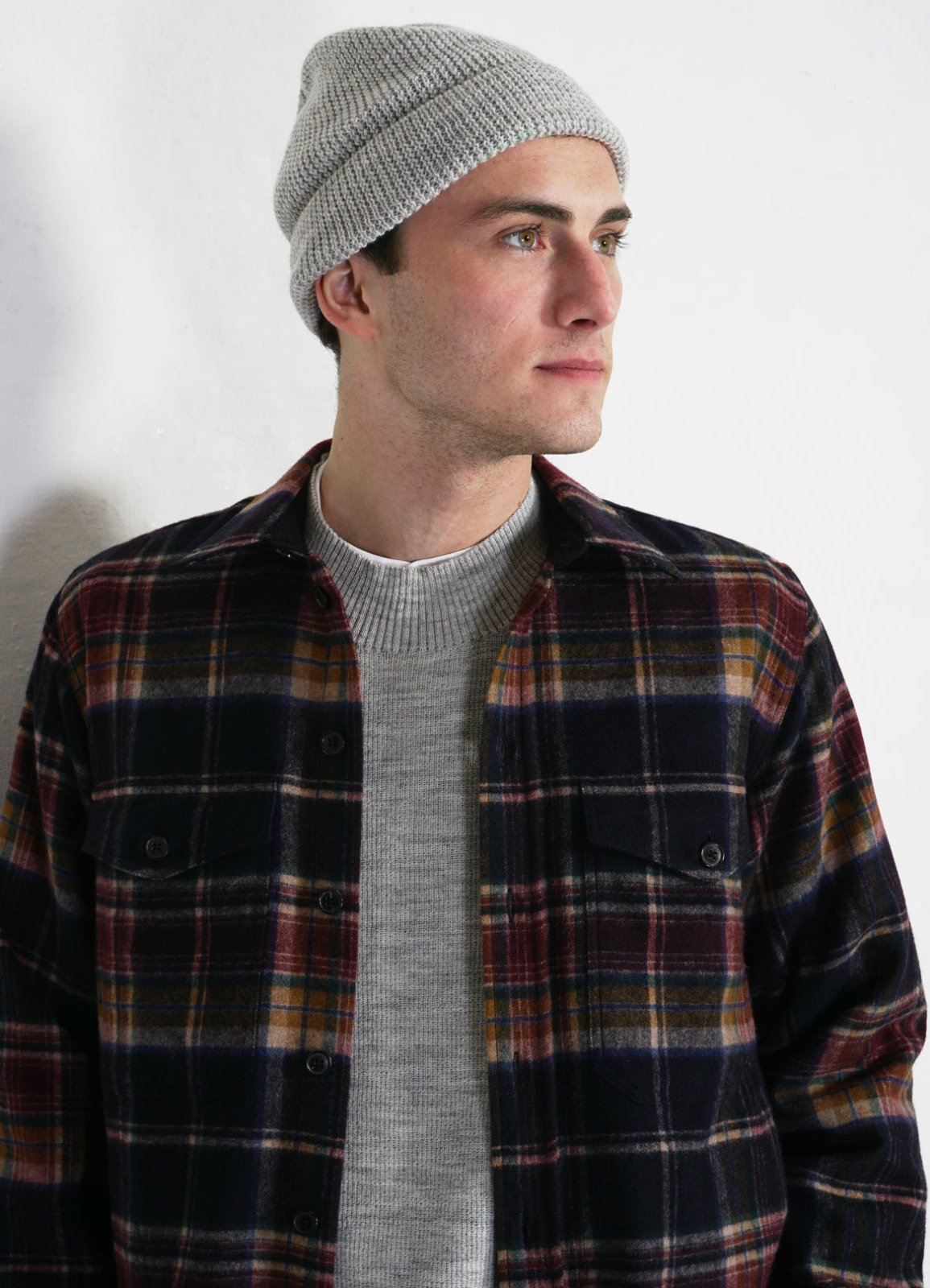 HANSEN GARMENTS - ANDRE | Knitted Crew Neck Sweater | Winter Grey - HANSEN Garments