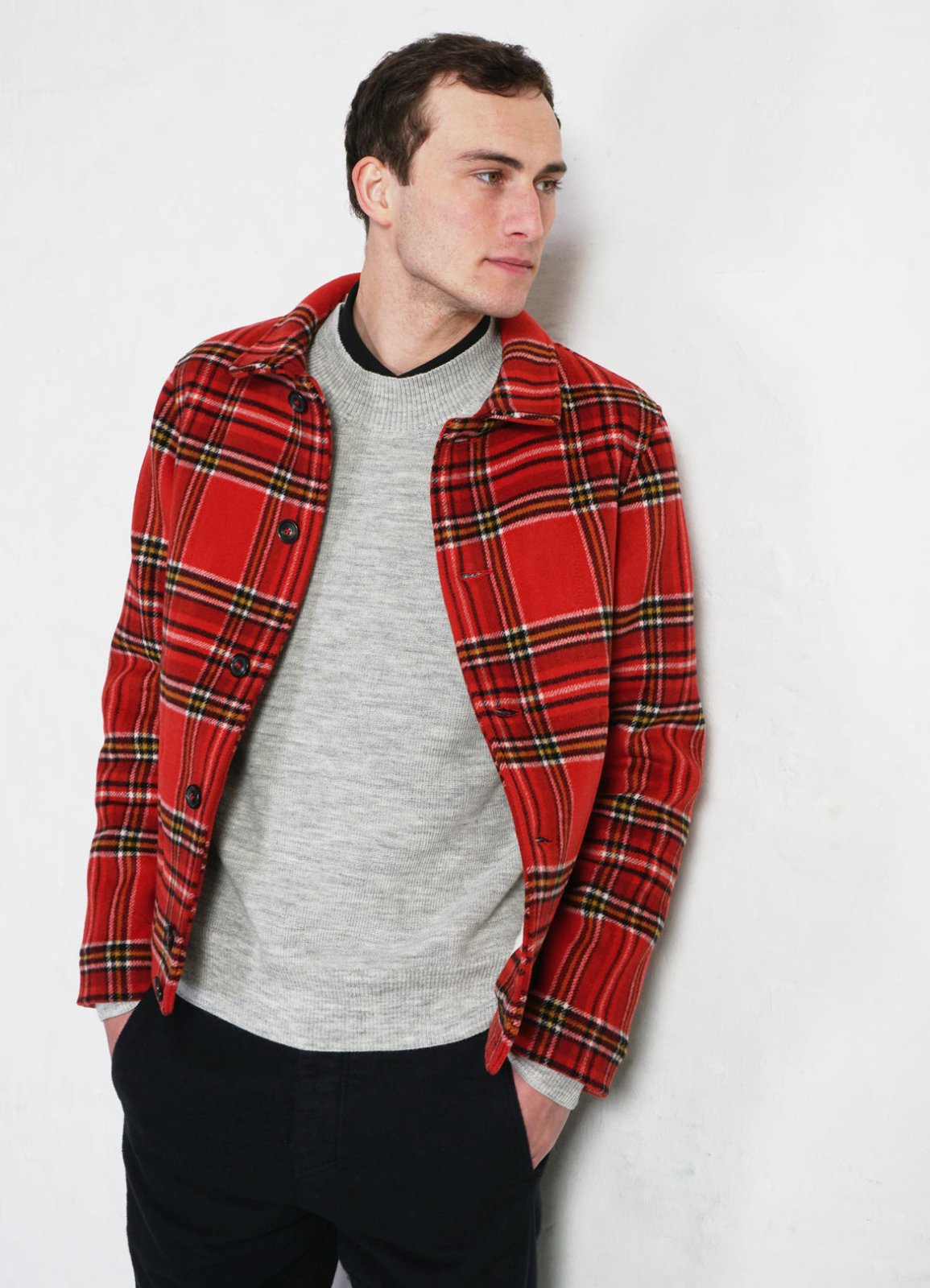 HANSEN GARMENTS - ANDRE | Knitted Crew Neck Sweater | Winter Grey - HANSEN Garments