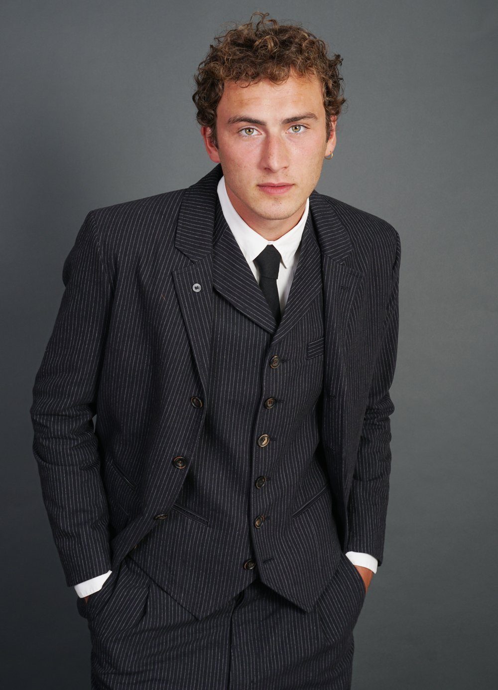 ANKER | Casual 4-button Blazer | Black Pin | €450 -HANSEN Garments- HANSEN Garments