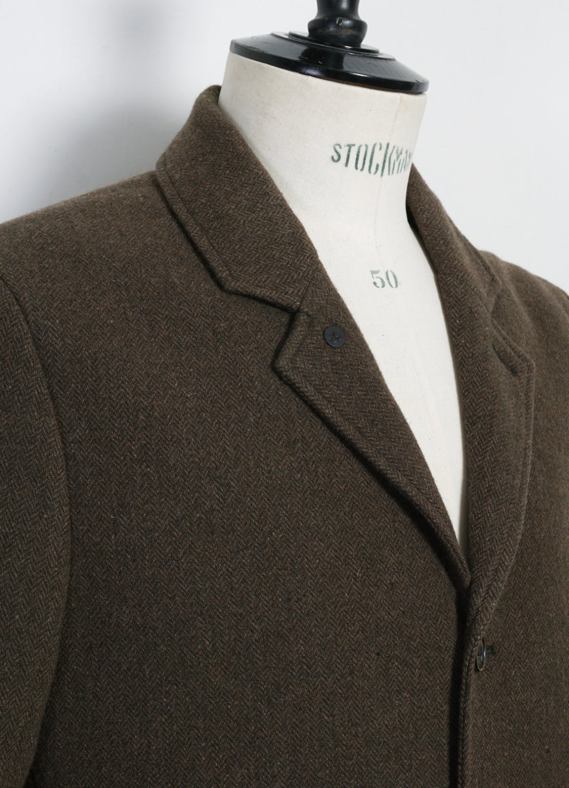 HANSEN GARMENTS - ANKER | Four Button Classic Blazer | Brown Herringbone - HANSEN Garments