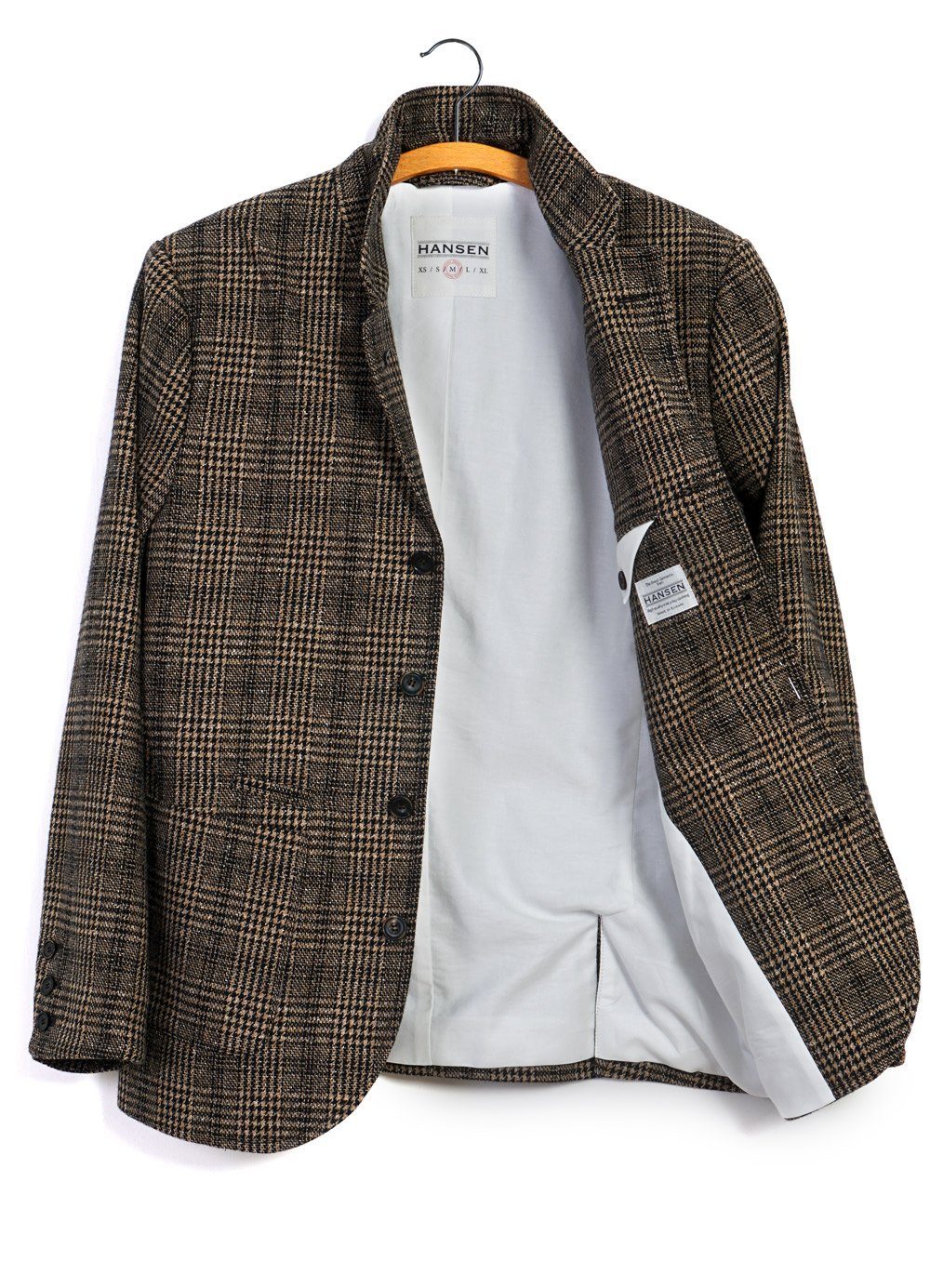 HANSEN Garments - ANKER | Four Button Classic Blazer | Checkered - HANSEN Garments