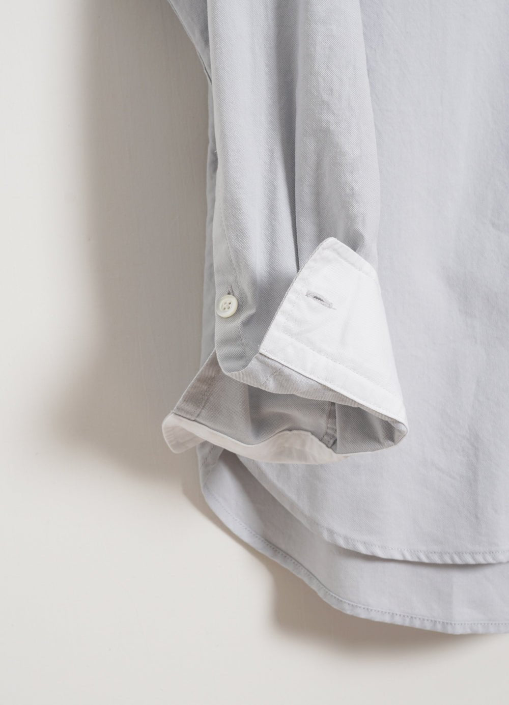 HANSEN Garments - ANTE | Collarless Shirt | Silver - HANSEN Garments