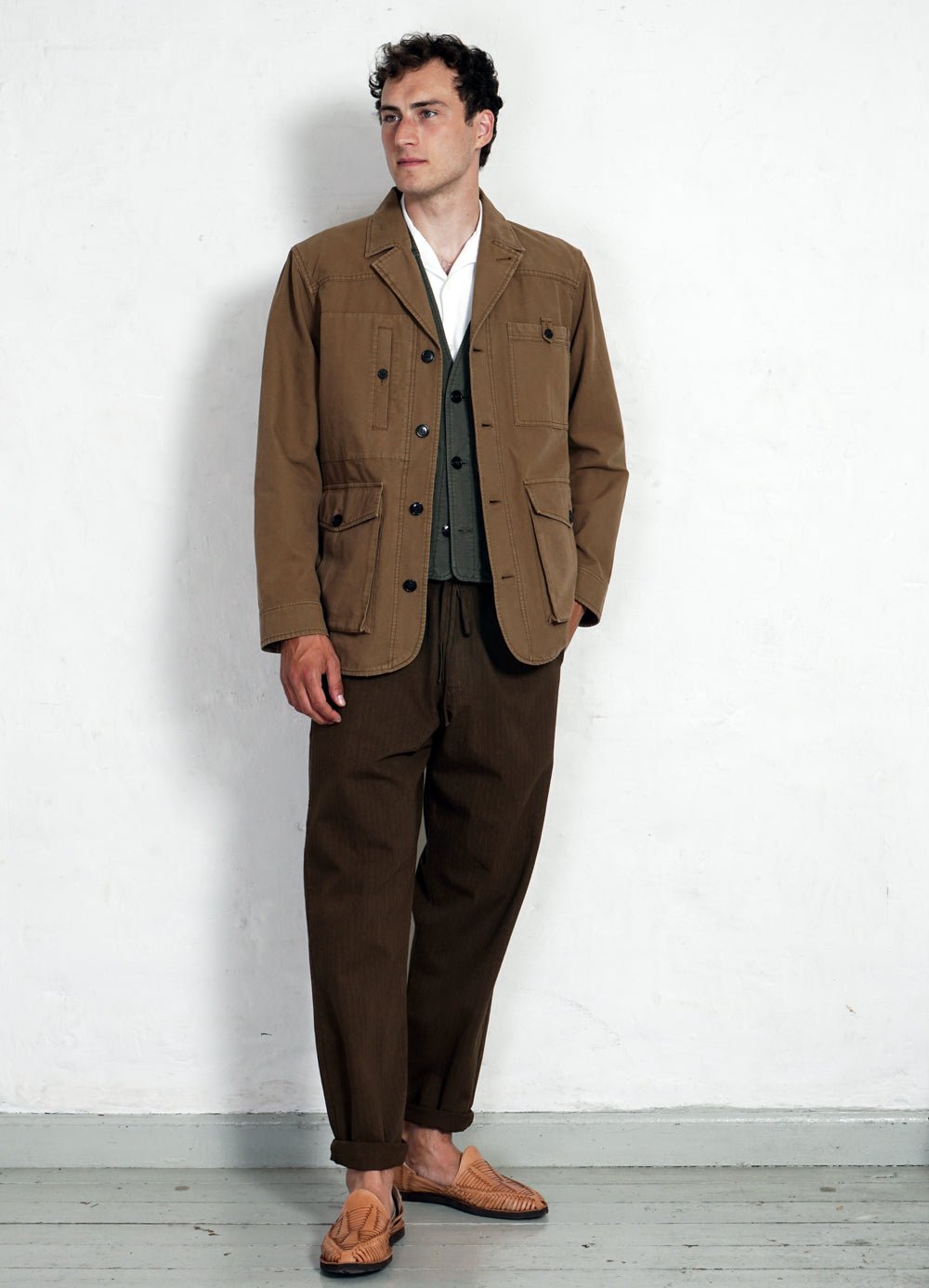 HANSEN GARMENTS - ASLAK | Utility Jacket | Khaki - HANSEN Garments