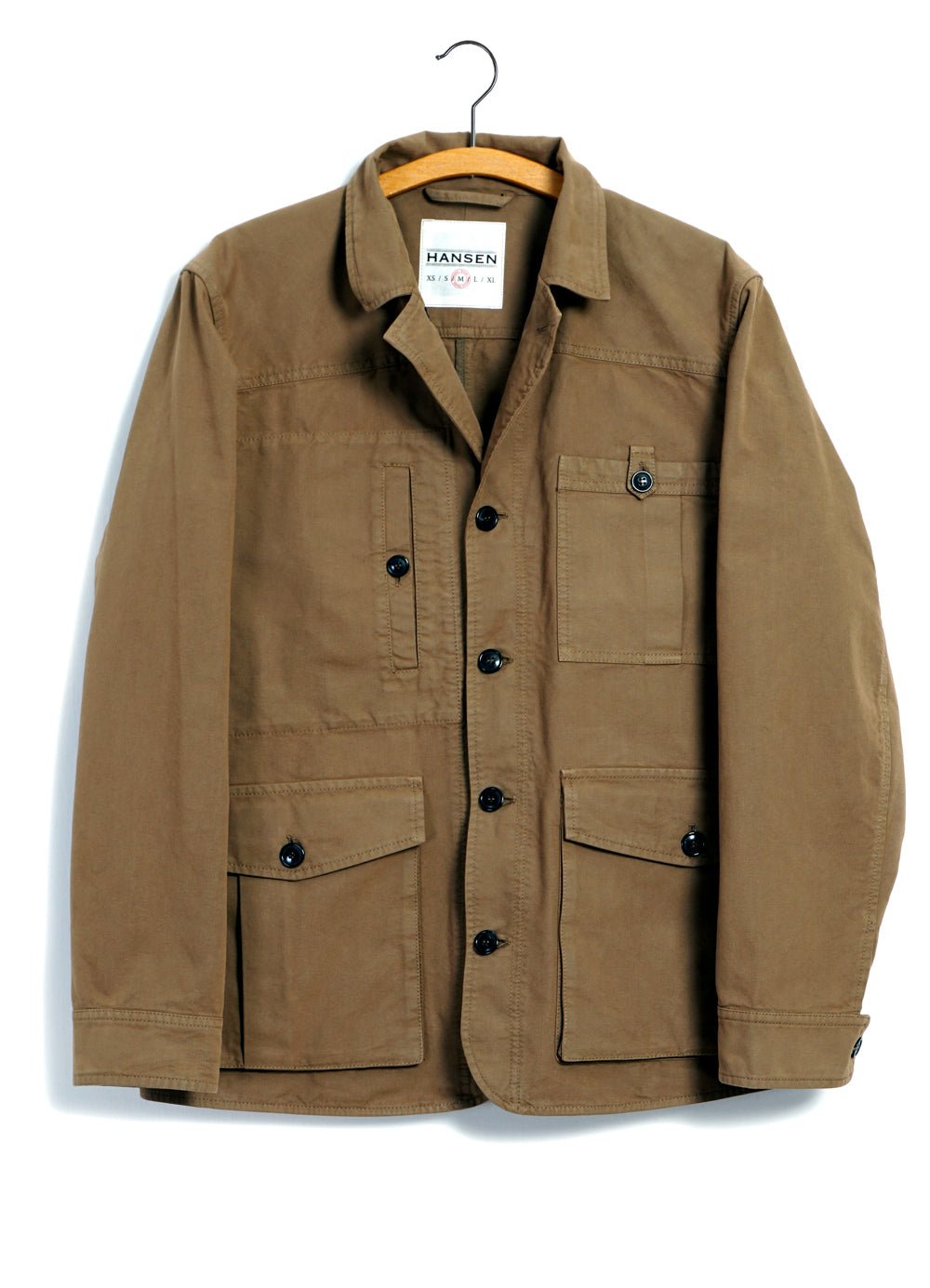 HANSEN GARMENTS - ASLAK | Utility Jacket | Khaki - HANSEN Garments