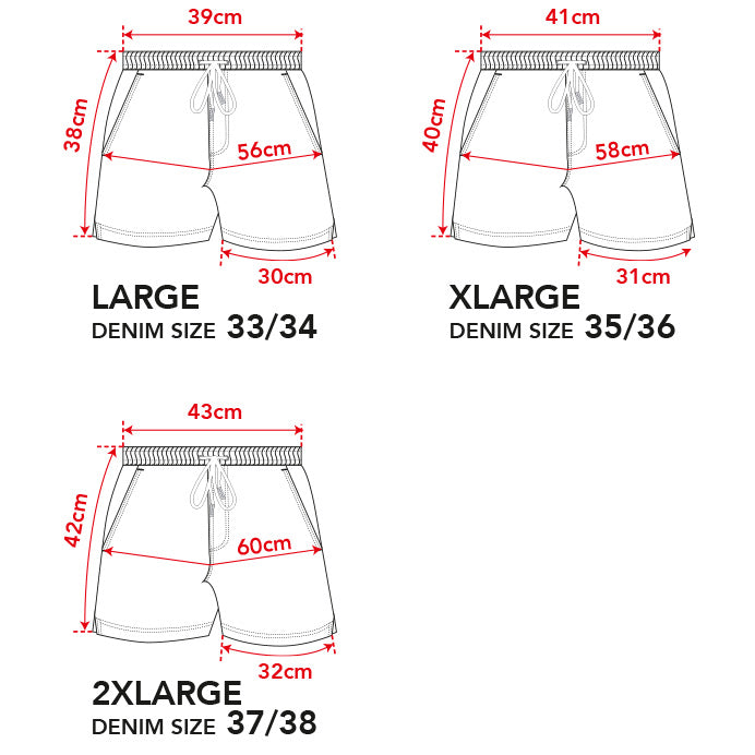 ARDEA | Swim Shorts | Red