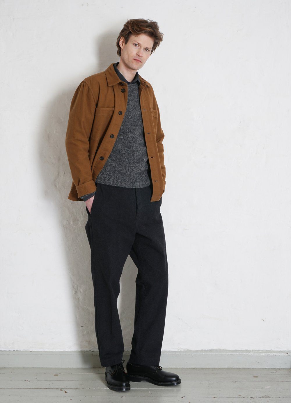 HANSEN GARMENTS - BERTRAM | Refined Work Jacket | Turmeric - HANSEN Garments