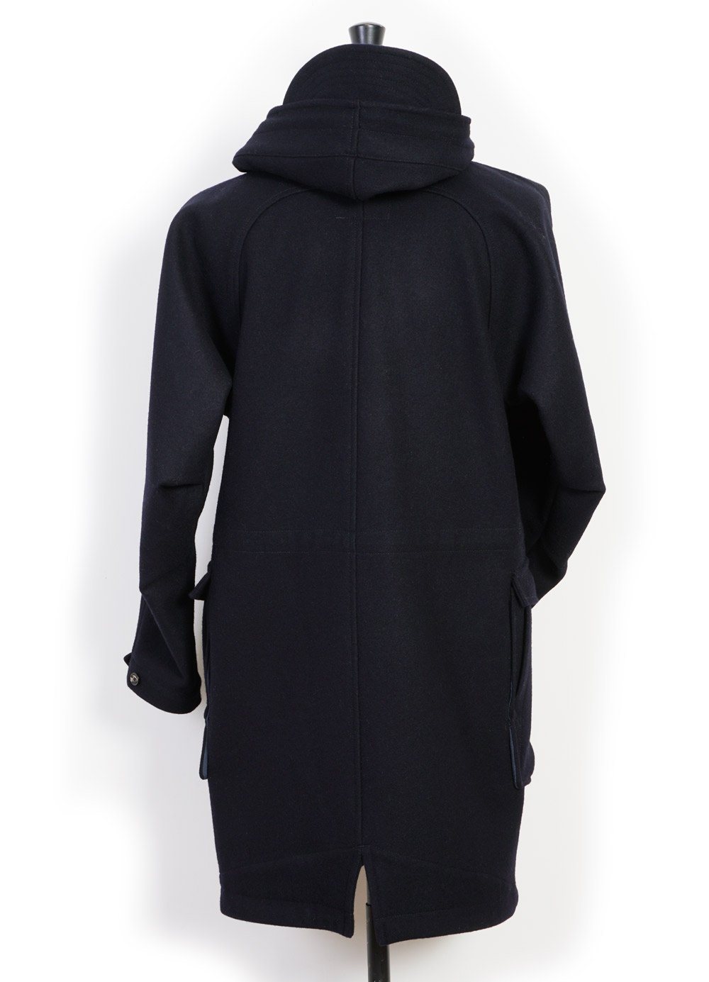 HANSEN Garments - BJARNE | Long Wool Felt Parka | Classic Navy - HANSEN Garments