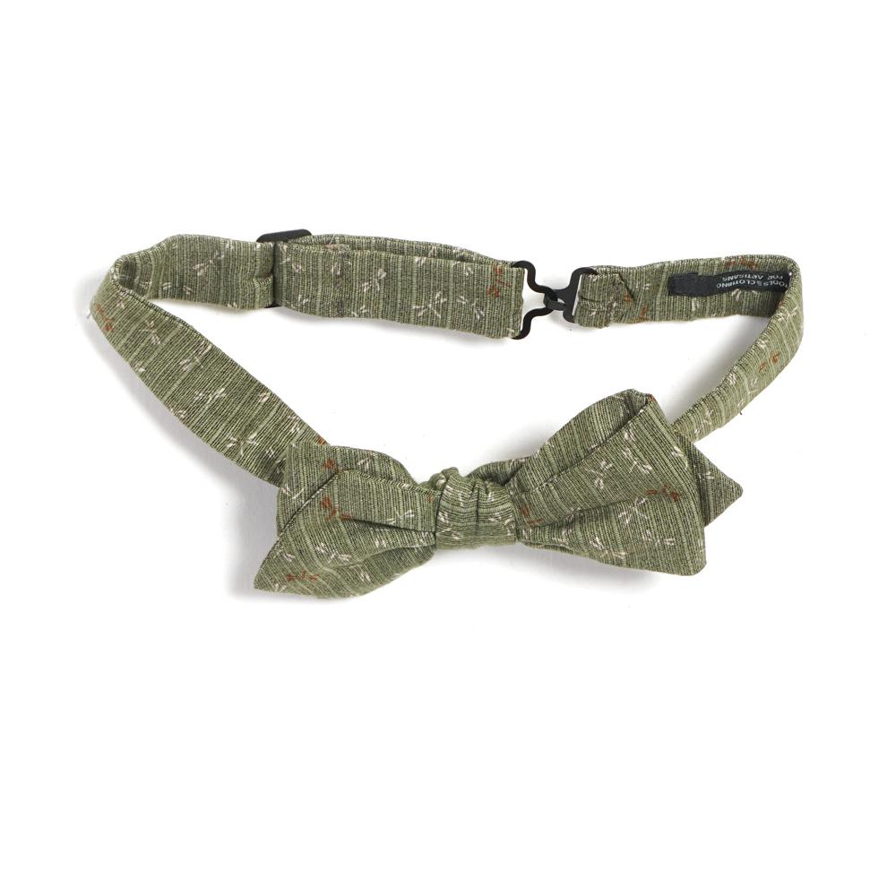 KAI D - BOW TIE | Jacquard Dragon Fly | Green - HANSEN Garments