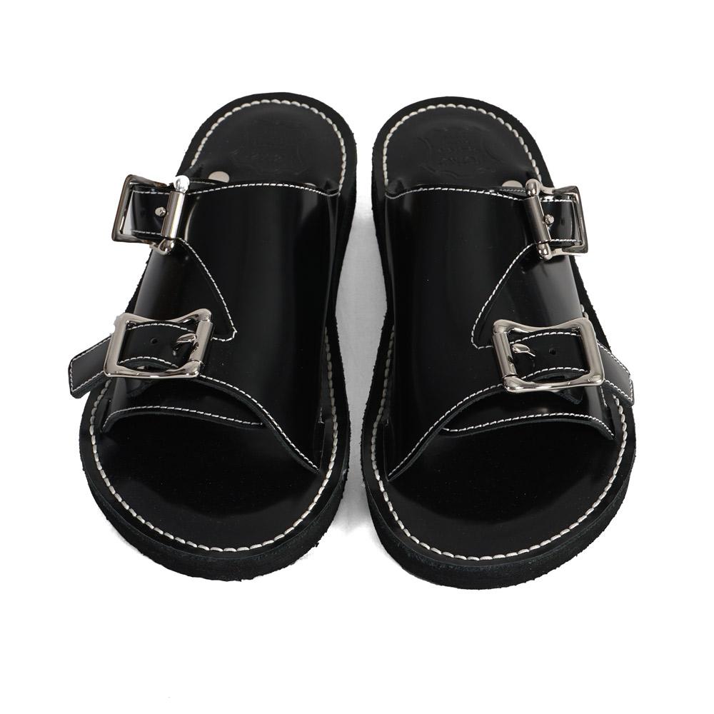 CALF LEATHER SANDAL | Buckle Sandal | Black | 225€ -FERKER- HANSEN Garments