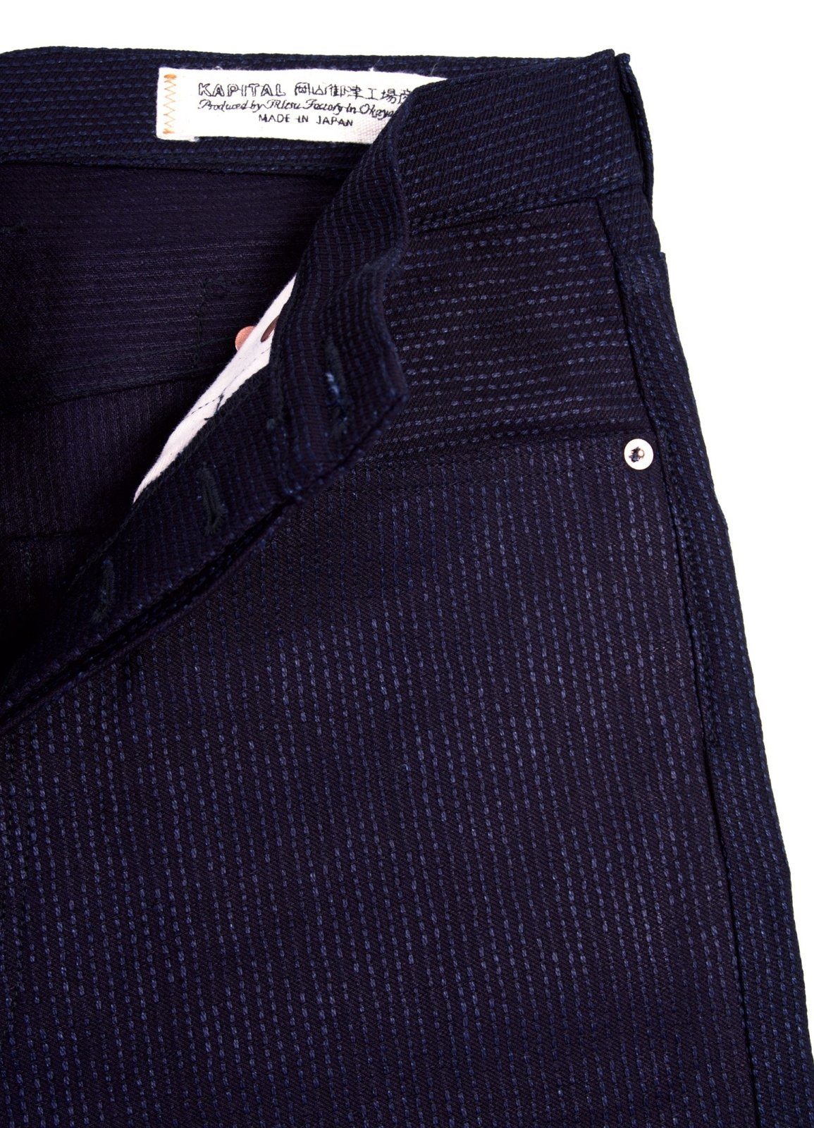 CENTURY DENIM 5P OKAGILLY | Sashiko Jeans | Indigo | €595 -Kapital- HANSEN Garments