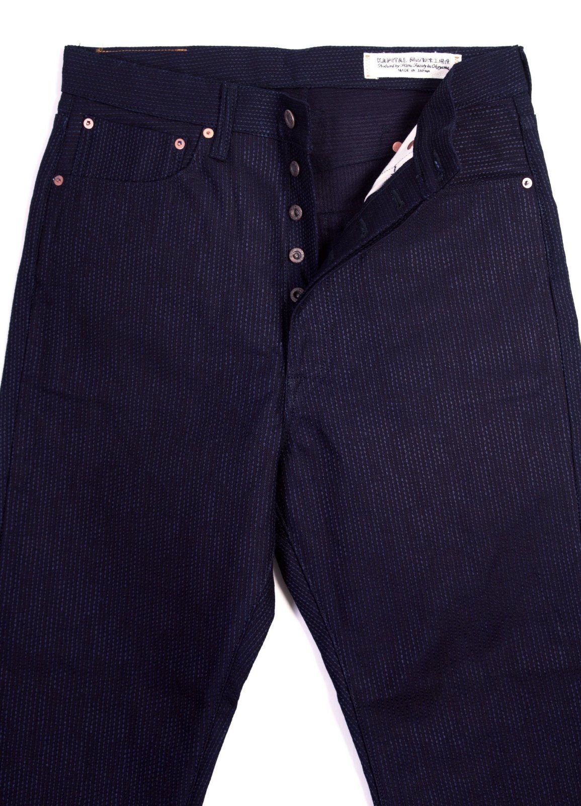 CENTURY DENIM 5P OKAGILLY | Sashiko Jeans | Indigo | €595 -Kapital- HANSEN Garments