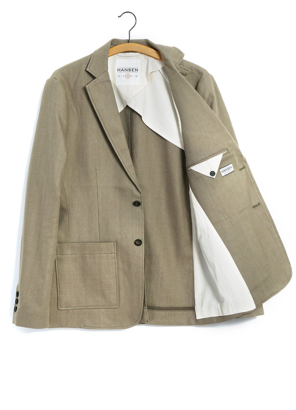 HANSEN GARMENTS - CHRIS | Classic Two Button Blazer | Bay Leaf - HANSEN Garments