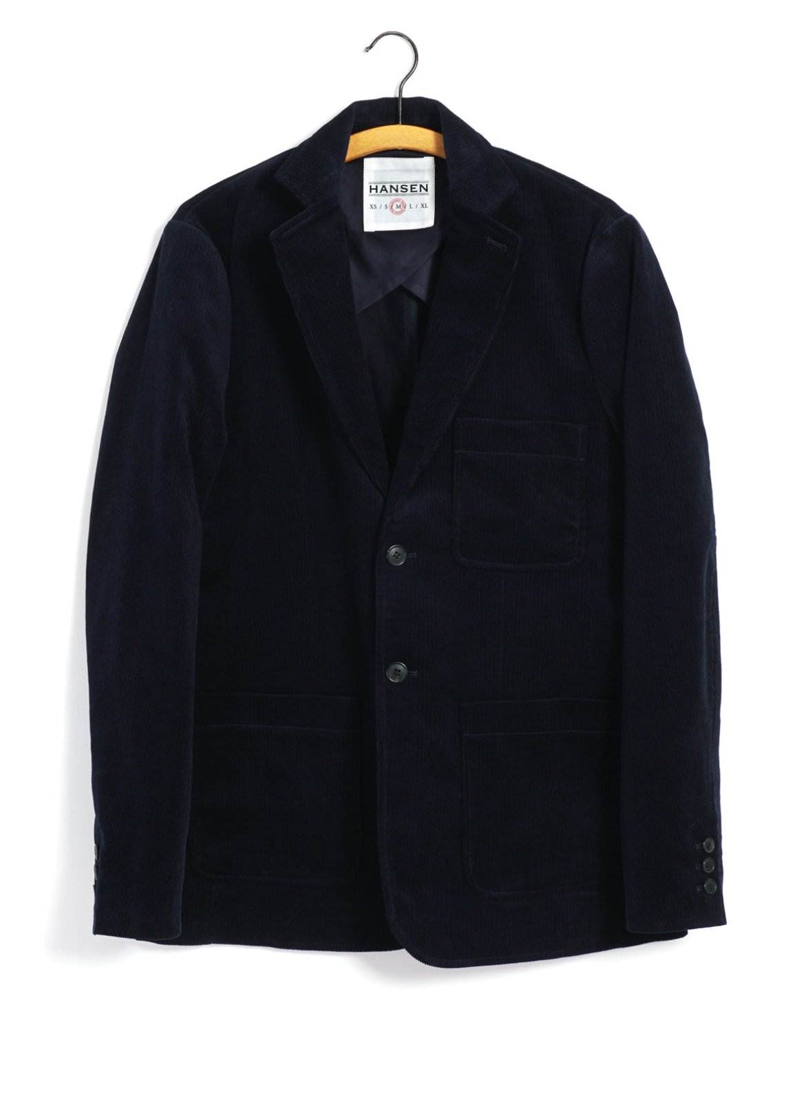 HANSEN GARMENTS - CHRIS | Classic Two Button Blazer | Fluid Navy - HANSEN Garments
