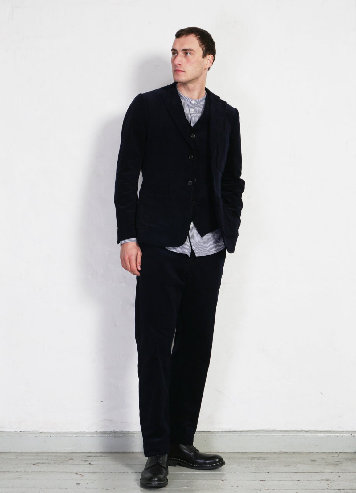 HANSEN GARMENTS - CHRIS | Classic Two Button Blazer | Fluid Navy - HANSEN Garments
