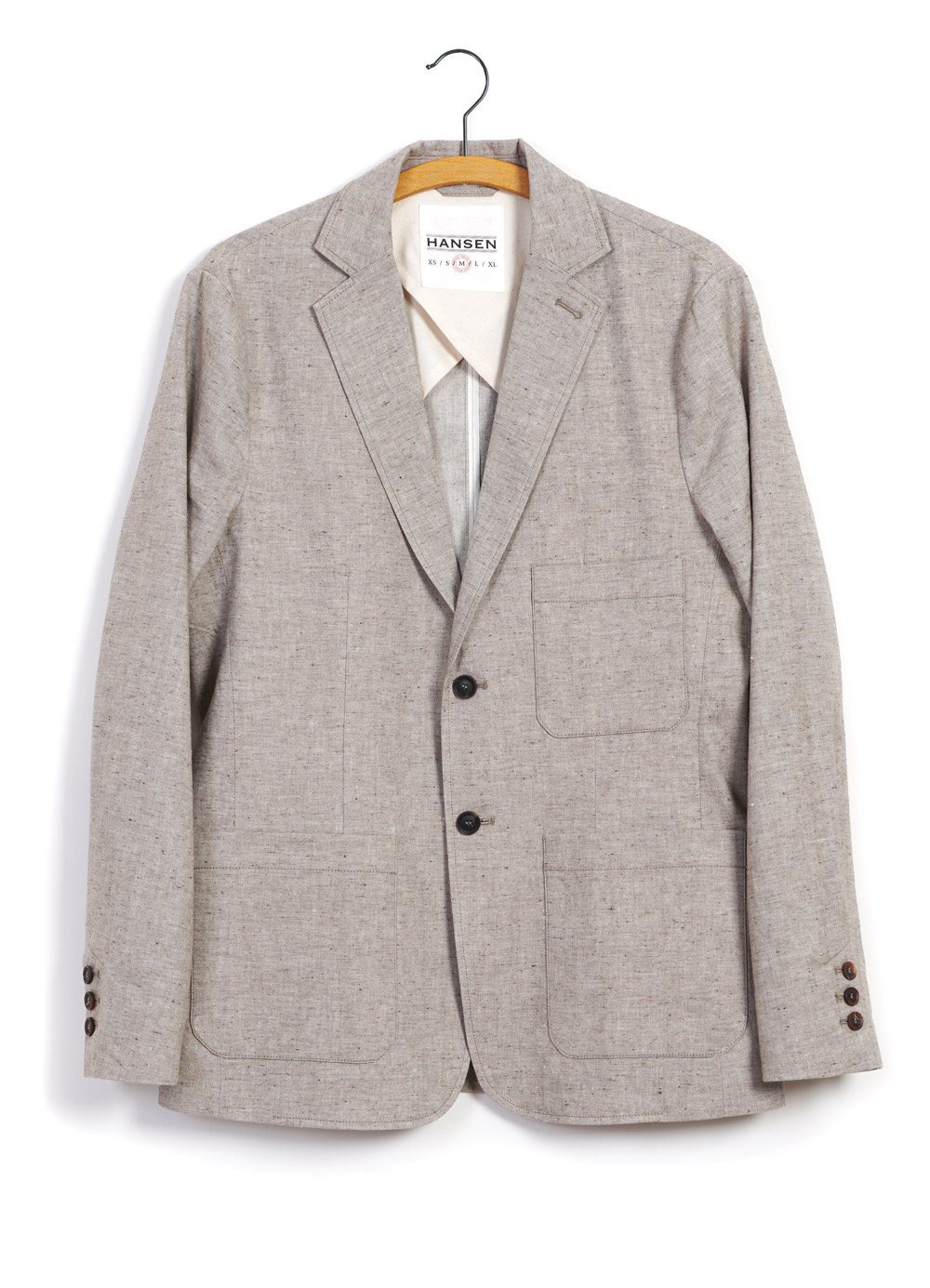HANSEN GARMENTS - CHRIS | Two Button Classic Blazer | Beach - HANSEN Garments