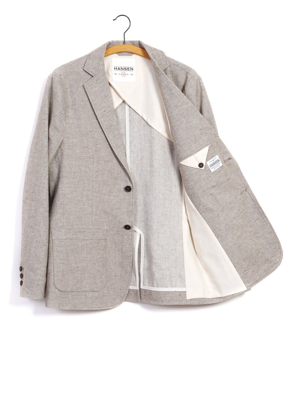 HANSEN GARMENTS - CHRIS | Two Button Classic Blazer | Beach - HANSEN Garments