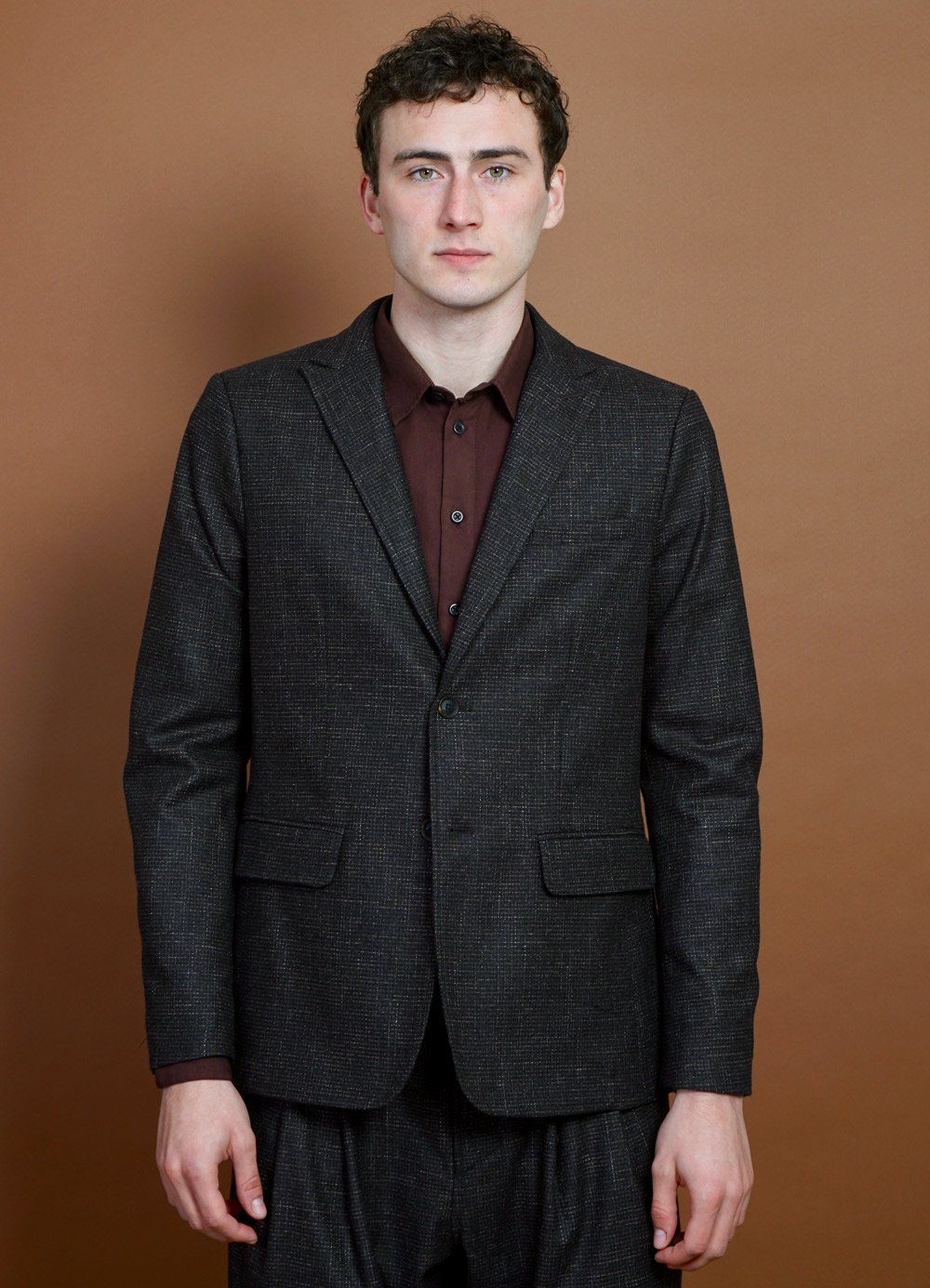 HANSEN Garments - CHRISTOFFER | Classic Two Button Blazer | Macchiato - HANSEN Garments