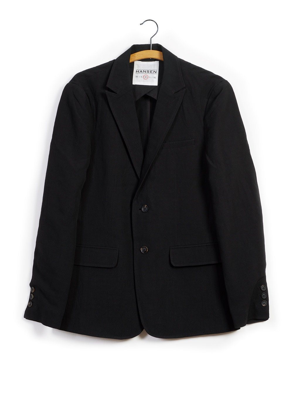 CHRISTOFFER | Two Button Blazer | Black -HANSEN Garments- HANSEN Garments