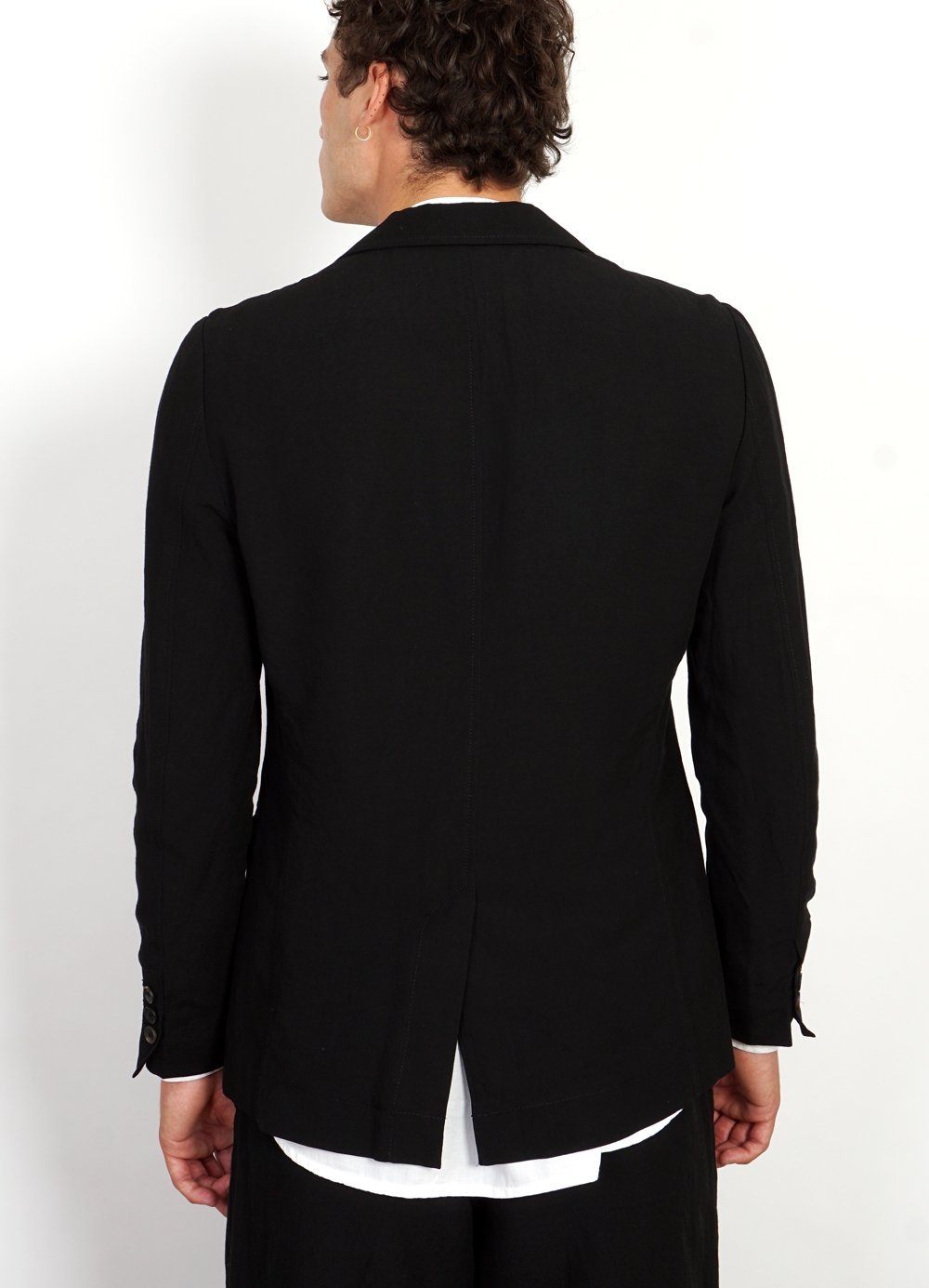 CHRISTOFFER | Two Button Blazer | Black -HANSEN Garments- HANSEN Garments
