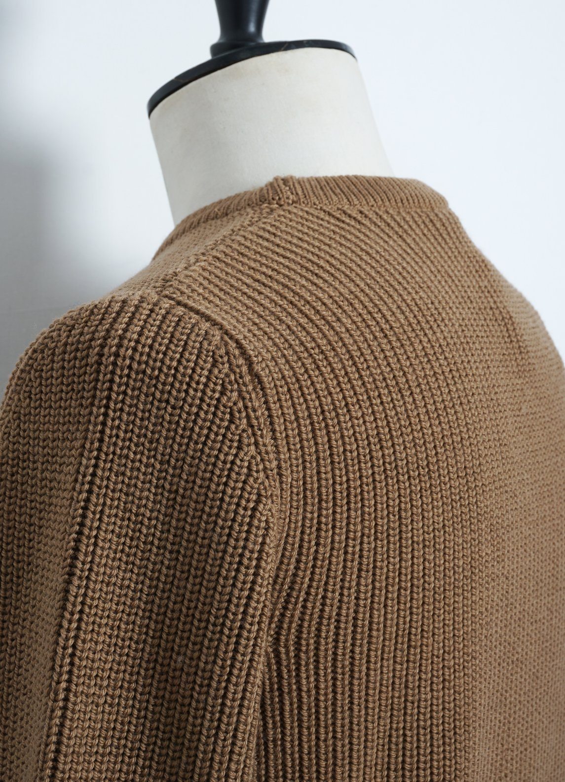 G.R.P - CREWNECK | Soft Merino Wool Crewneck | Camel - HANSEN Garments