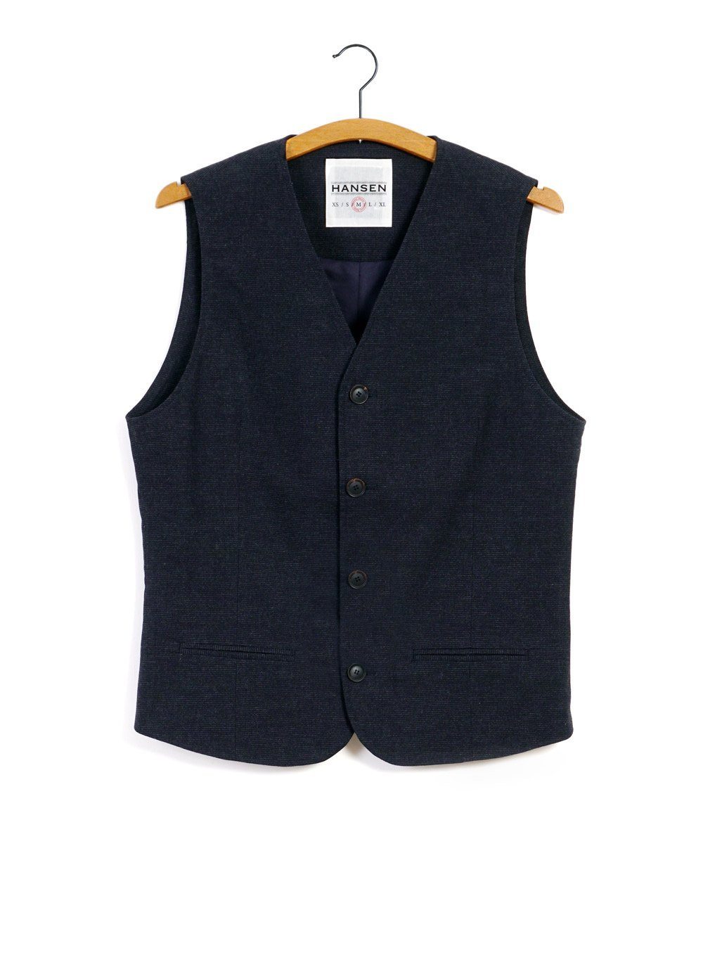 HANSEN Garments - DANIEL | Classic Waistcoat | Fjord - HANSEN Garments