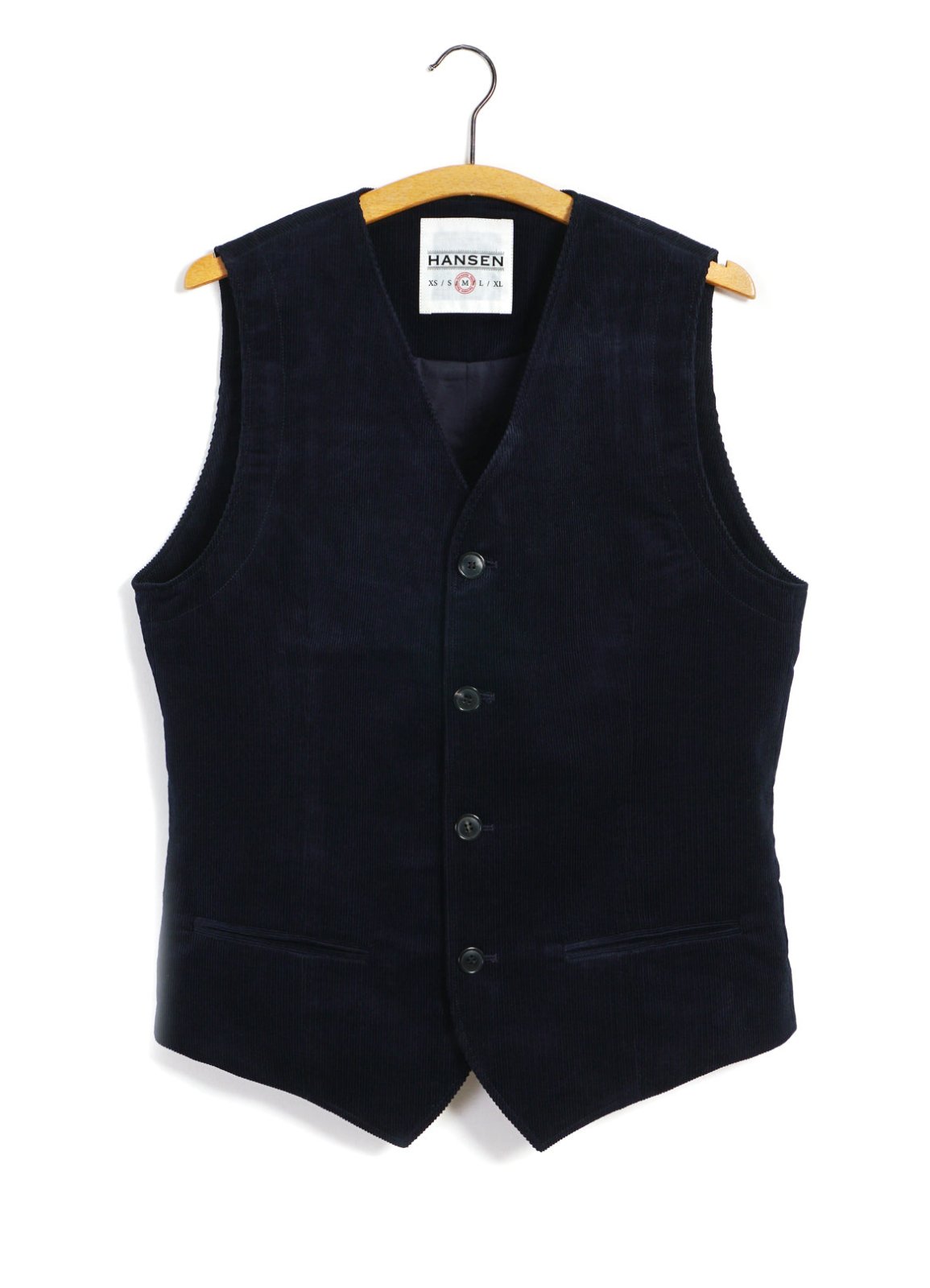 HANSEN GARMENTS - DANIEL | Classic Waistcoat | Fluid Navy - HANSEN Garments