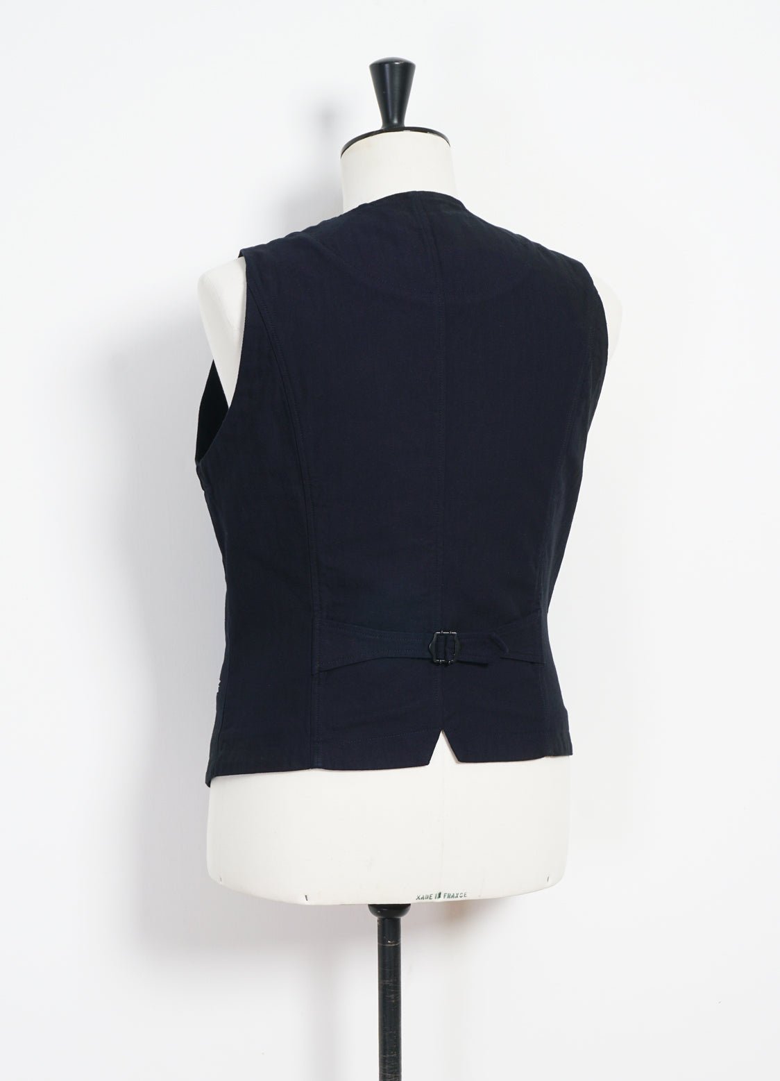 HANSEN GARMENTS - DANIEL | Classic Waistcoat | Indigo Herringbone - HANSEN Garments