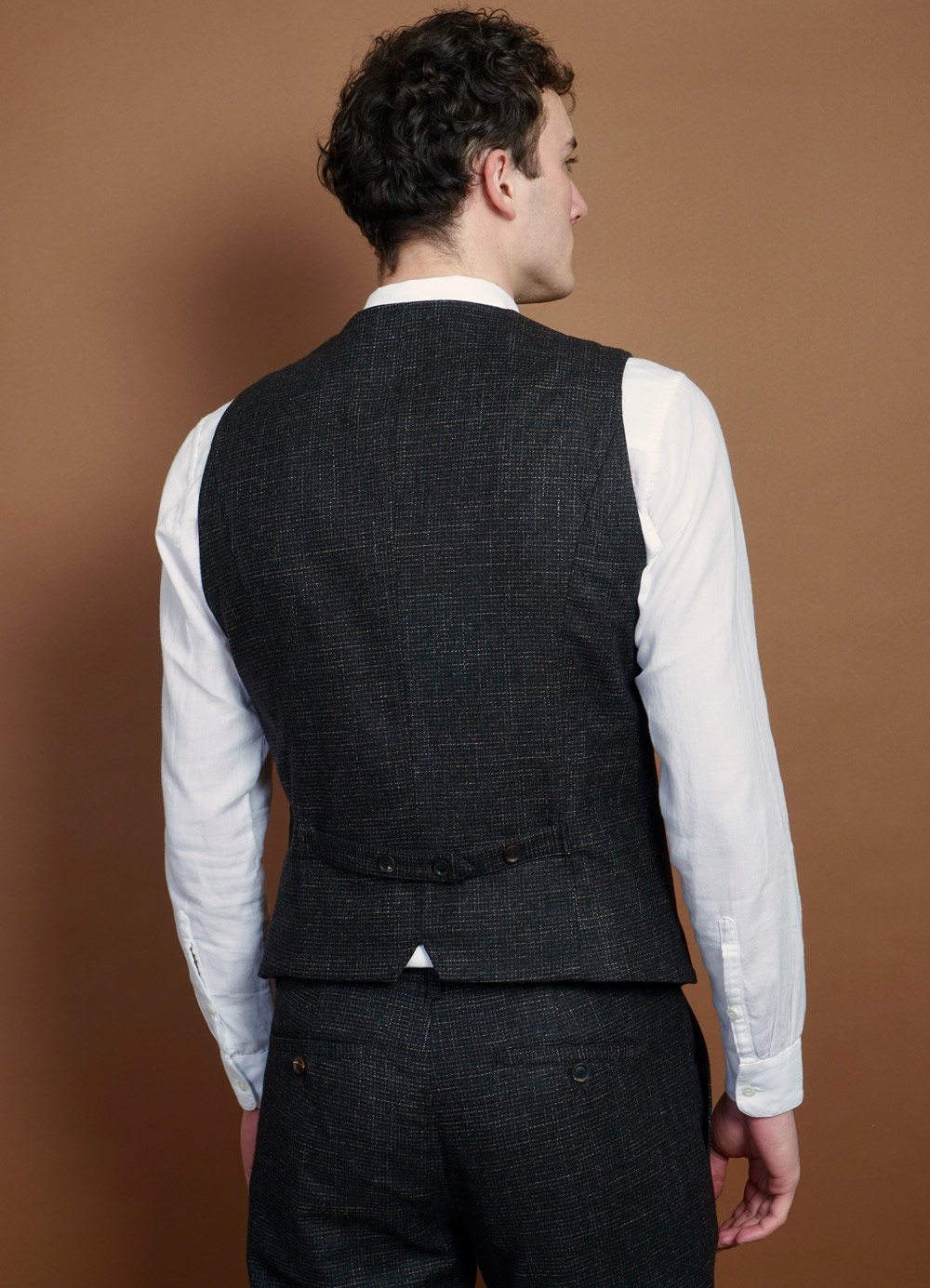 HANSEN Garments - DANIEL | Classic Waistcoat | Macchiato - HANSEN Garments