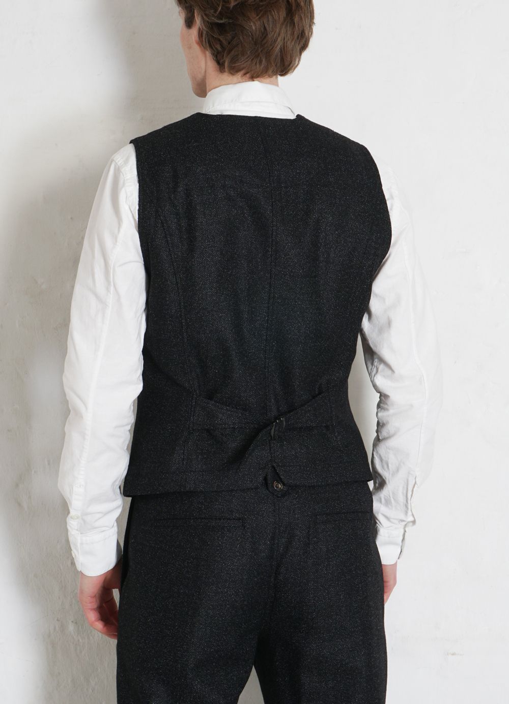 HANSEN GARMENTS - DANNY | Classic Waistcoat | Black Marble - HANSEN Garments
