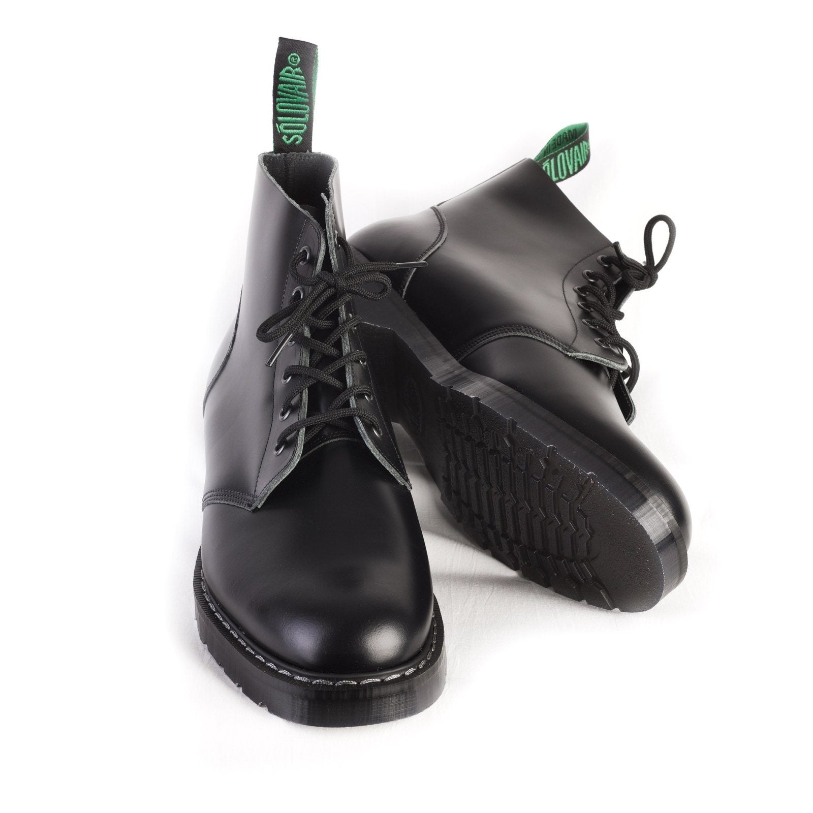 DERBY BOOT | 6 Eye | Black | €199 -Solovair- HANSEN Garments