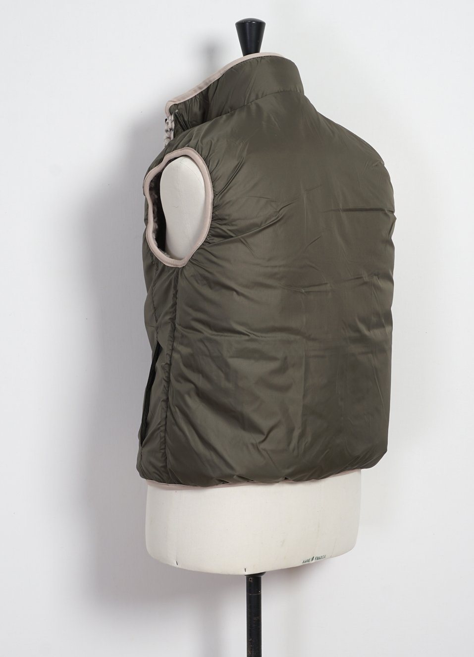 KAPITAL - DO-GI SASHIKO | Boa Fleece Reversible Vest | Ecru - HANSEN Garments