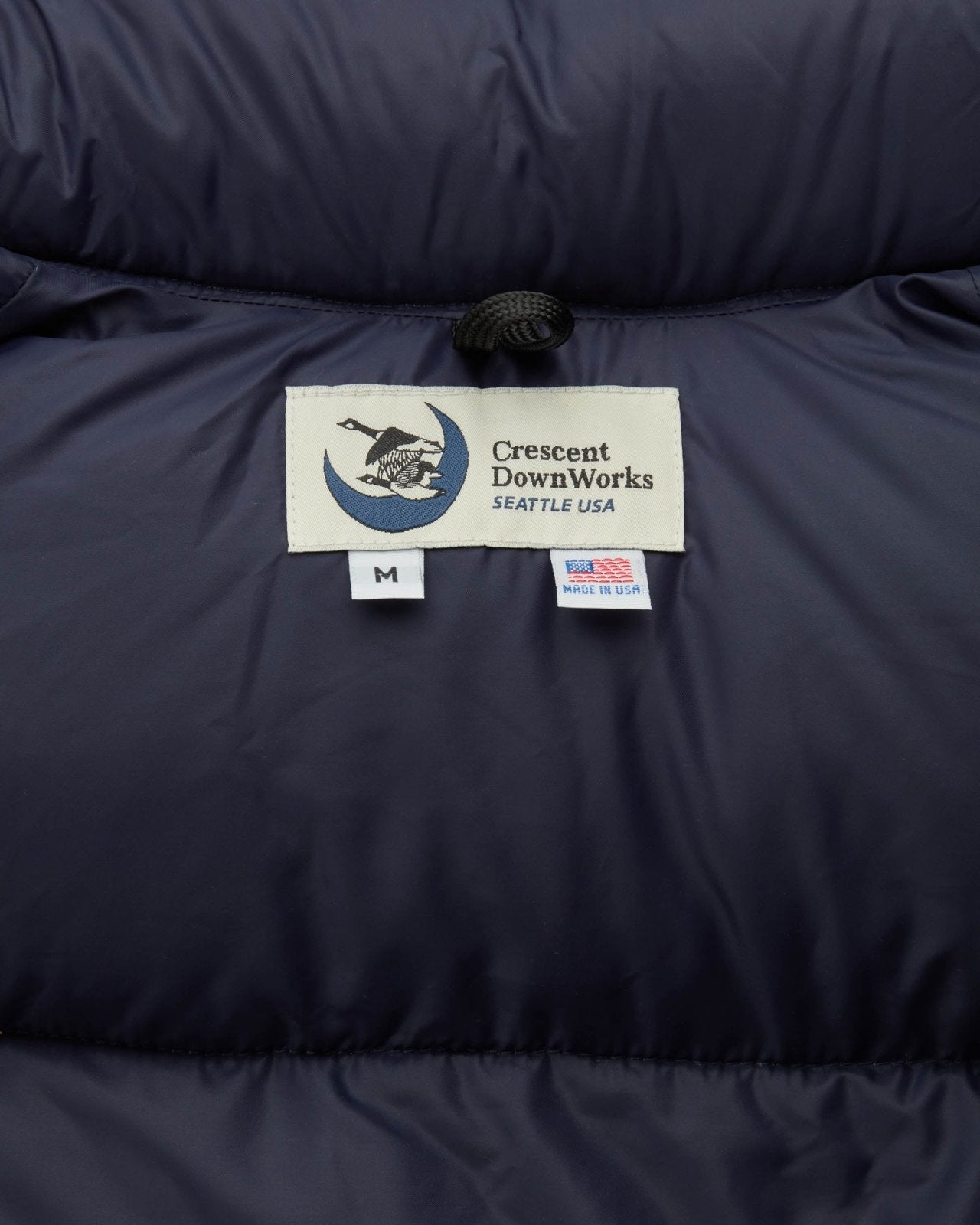 CRESCENT DOWN WORKS - Down Sweater | 60/40 Cotton/Nylon Down Jacket | Navy - HANSEN Garments