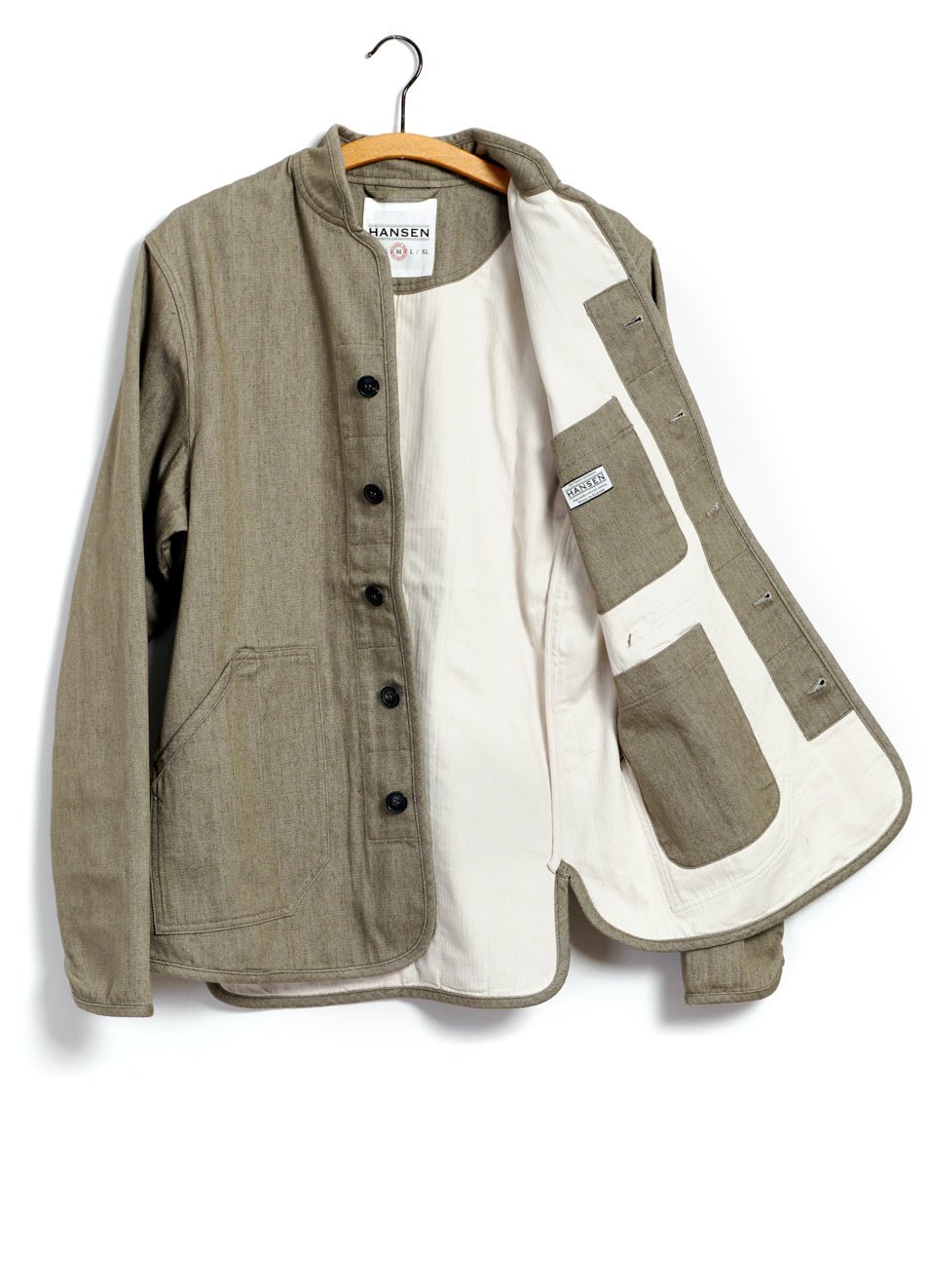 HANSEN GARMENTS - ERLING | Quilted Work Jacket | Safari - HANSEN Garments