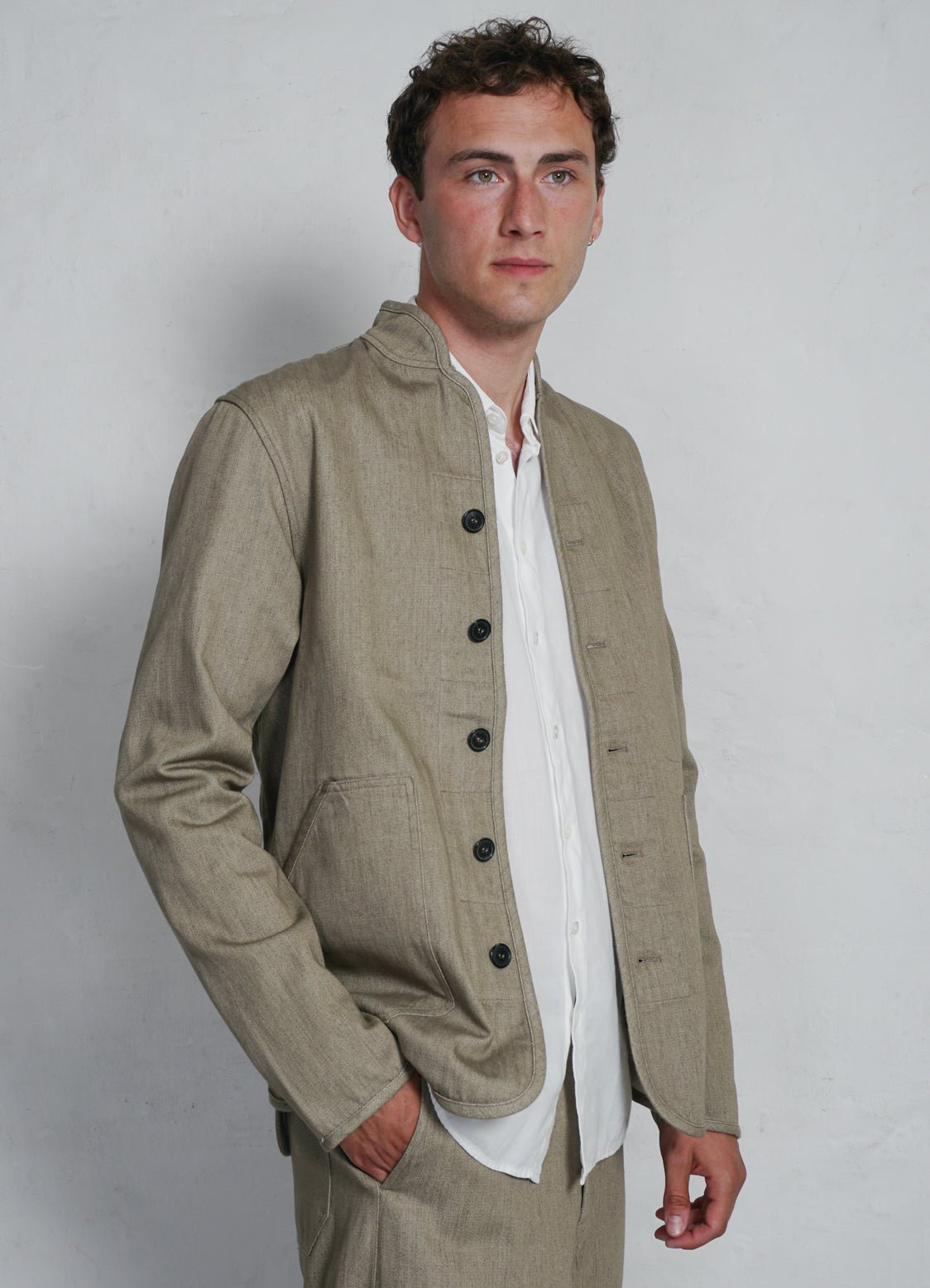 HANSEN GARMENTS - ERLING | Quilted Work Jacket | Safari - HANSEN Garments