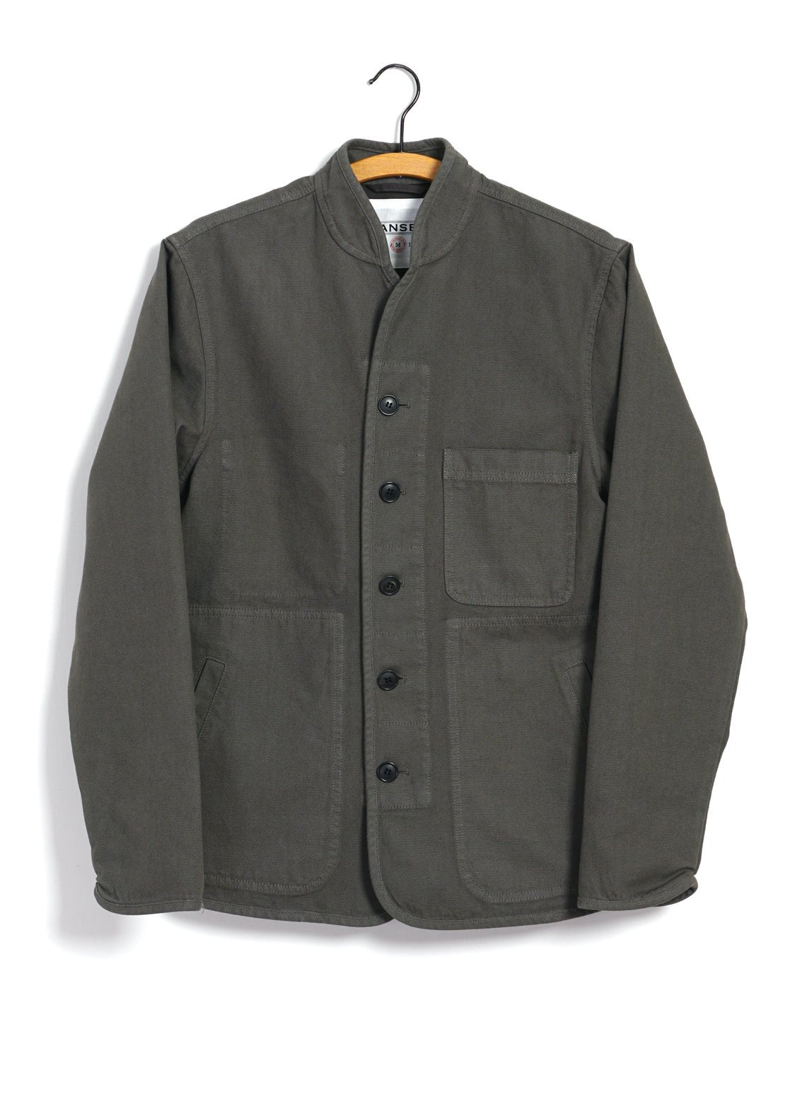 HANSEN GARMENTS - ERLING | Refined Work Jacket | Green Grey - HANSEN Garments