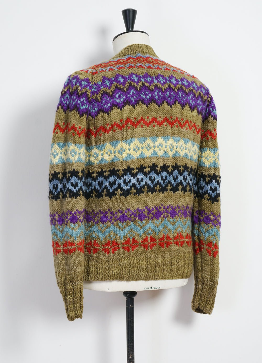 CHAMULA - FAIR ISLE 8 | Hand-knitted Pullover | Alfalfa - HANSEN Garments