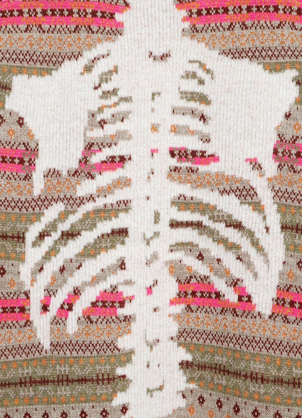 Kapital - FAIR ISLE BONE | Vest | GreyBeige - HANSEN Garments