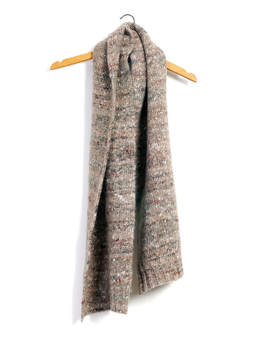 HANSEN Garments - FRANS | Chunky Knitted Scarf | Beigetweed - HANSEN Garments