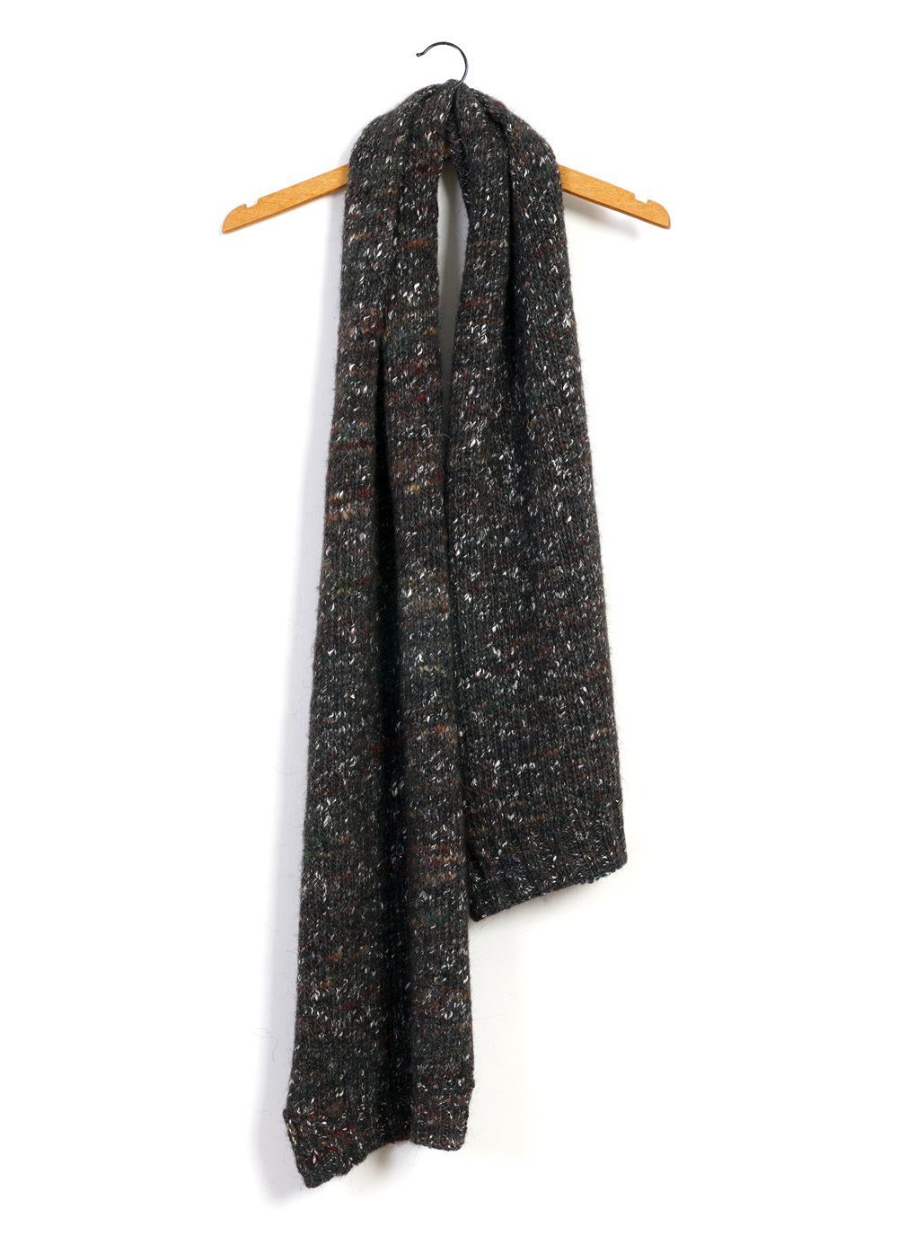HANSEN Garments - FRANS | Chunky Knitted Scarf | Browntweed - HANSEN Garments
