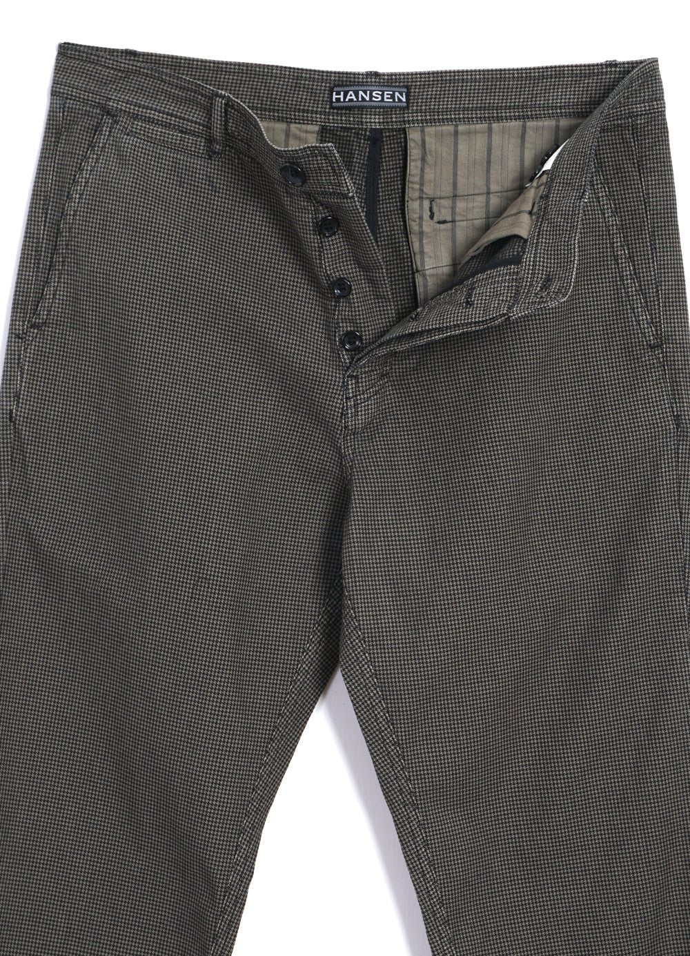 HANSEN GARMENTS - FRED | Regular Cut Work Trousers | Black Sand - HANSEN Garments