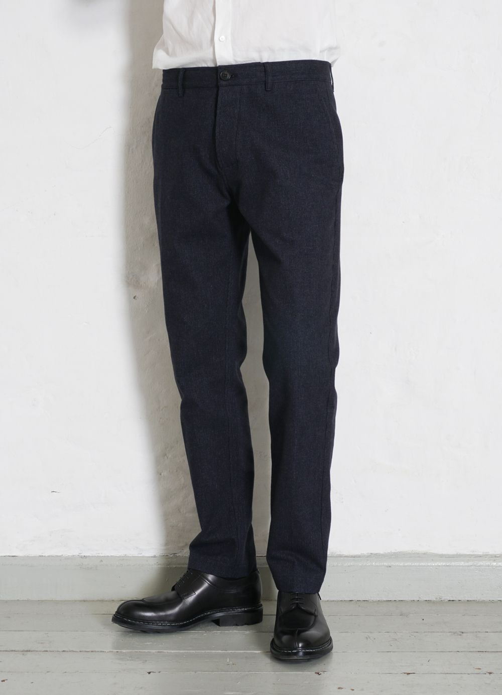 HANSEN GARMENTS - FRED | Regular Fit Trousers | Brushed Blue - HANSEN Garments