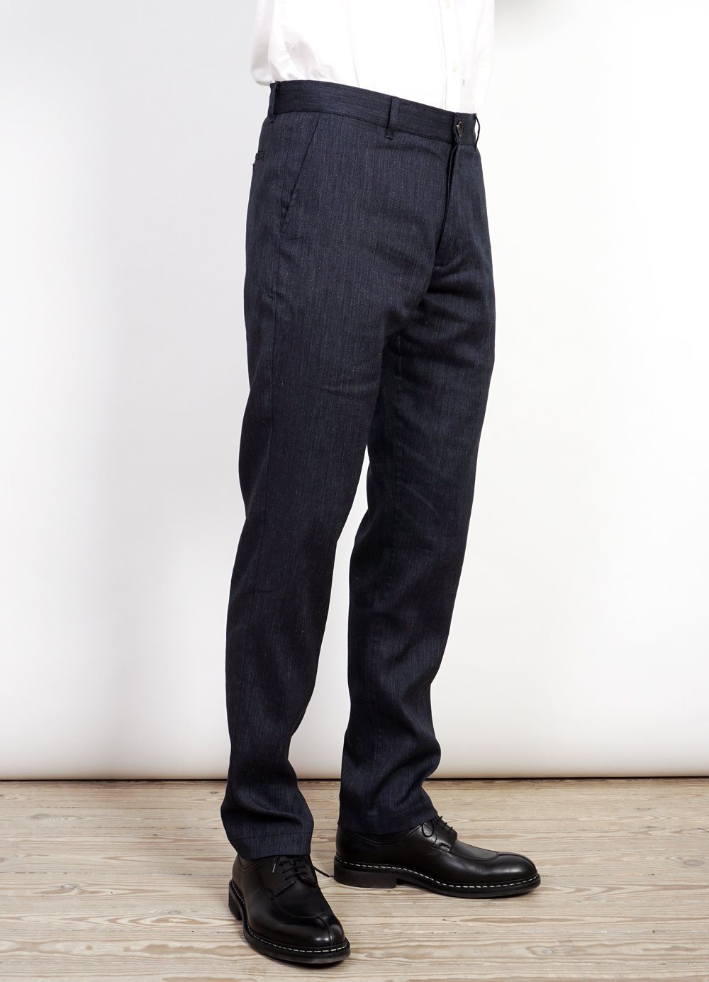 FRED | Regular Fit Trousers | Navy Melange -HANSEN Garments- HANSEN Garments
