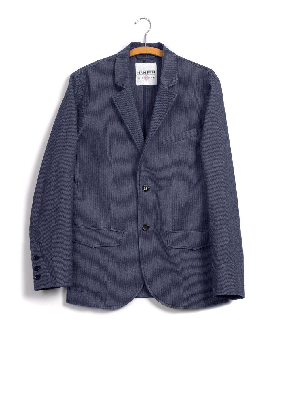 FREDERIK | Casual Blazer | Indigostripe | €360 -HANSEN Garments- HANSEN Garments