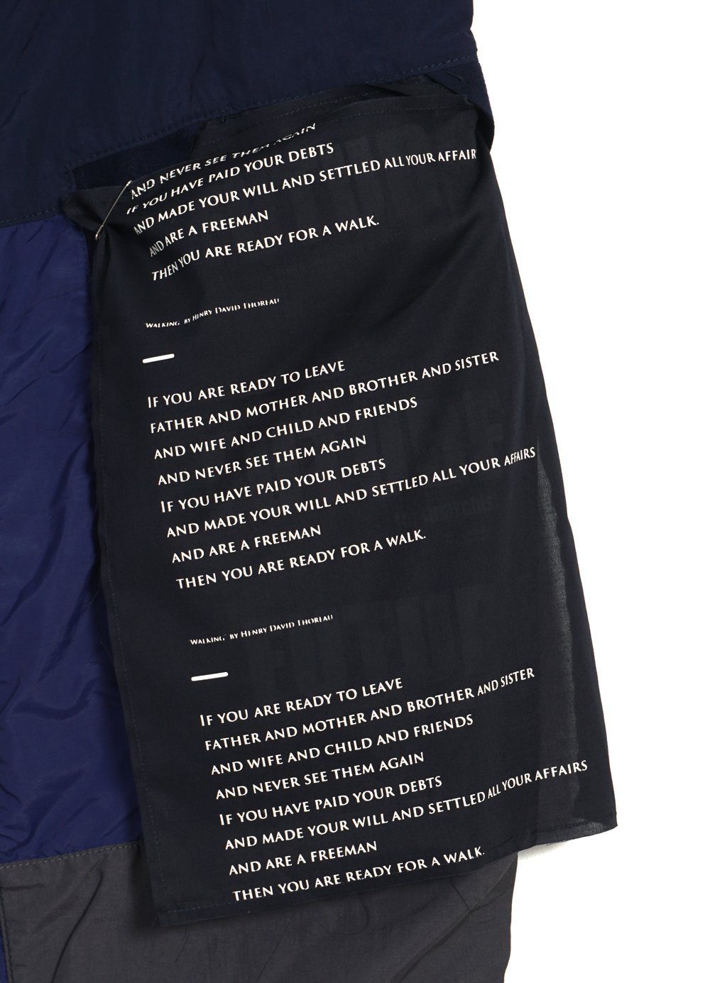 MOUNTAIN RESEARCH - FUTURE PANEL PANTS | Navy - HANSEN Garments