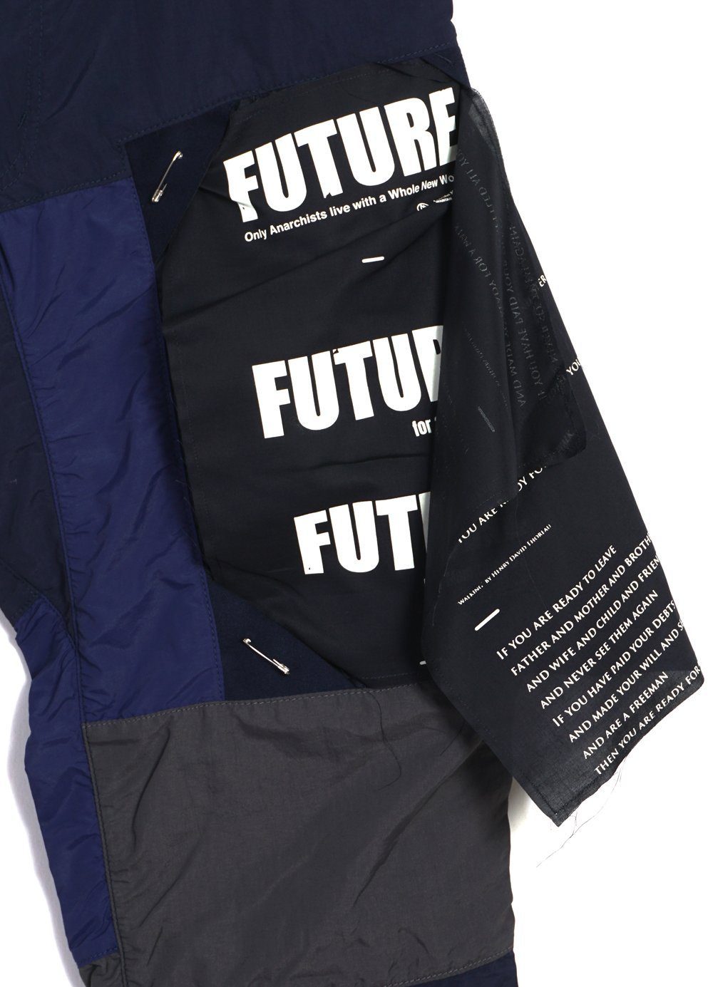 MOUNTAIN RESEARCH - FUTURE PANEL PANTS | Navy - HANSEN Garments