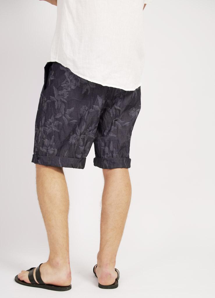 GILBERT | Wide Cut Shorts | Botanic Indigo | €190 -HANSEN Garments- HANSEN Garments